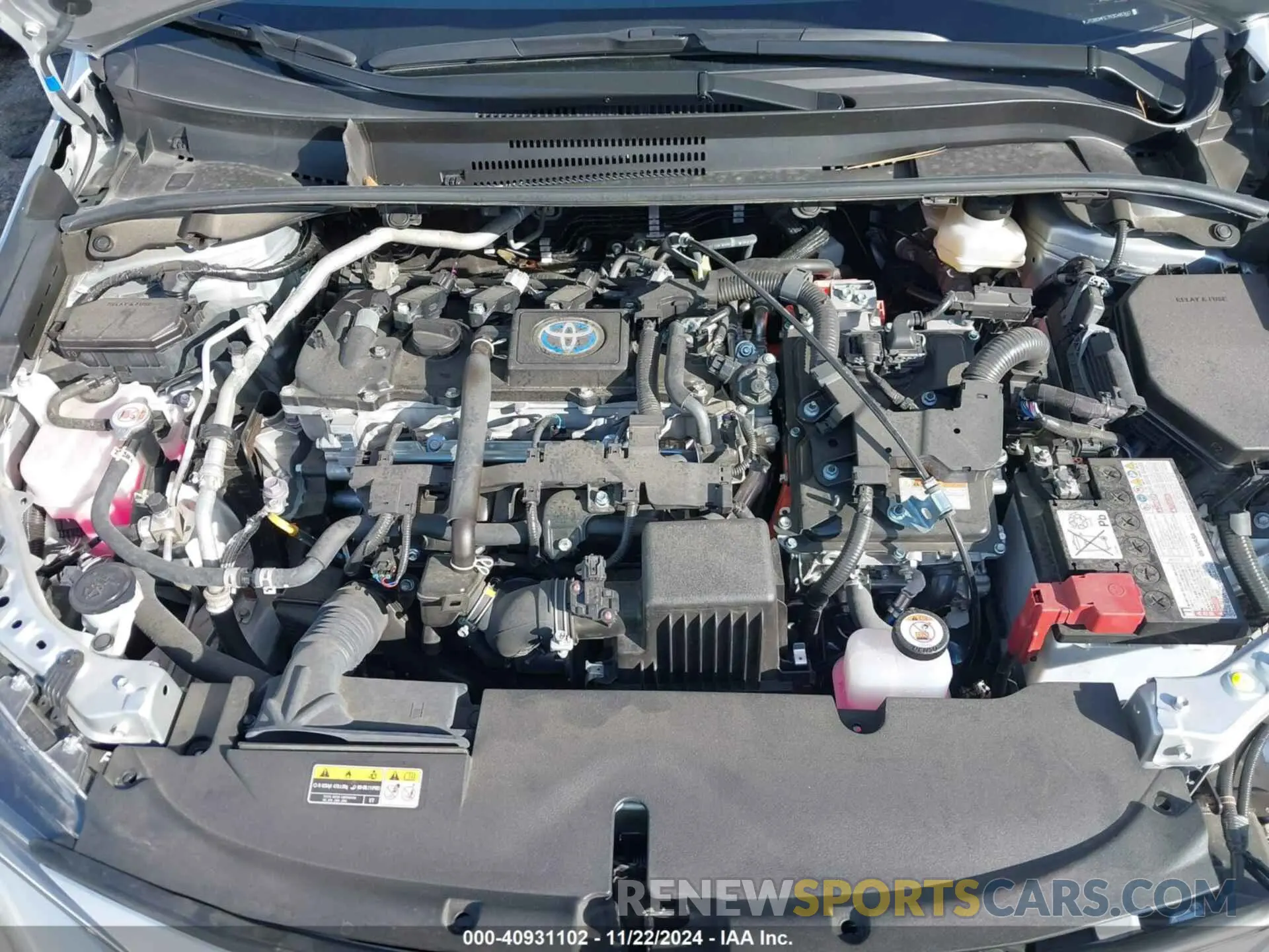 10 fotografías del automóvil dañado JTDBCMFE7R3048360 TOYOTA COROLLA 2024