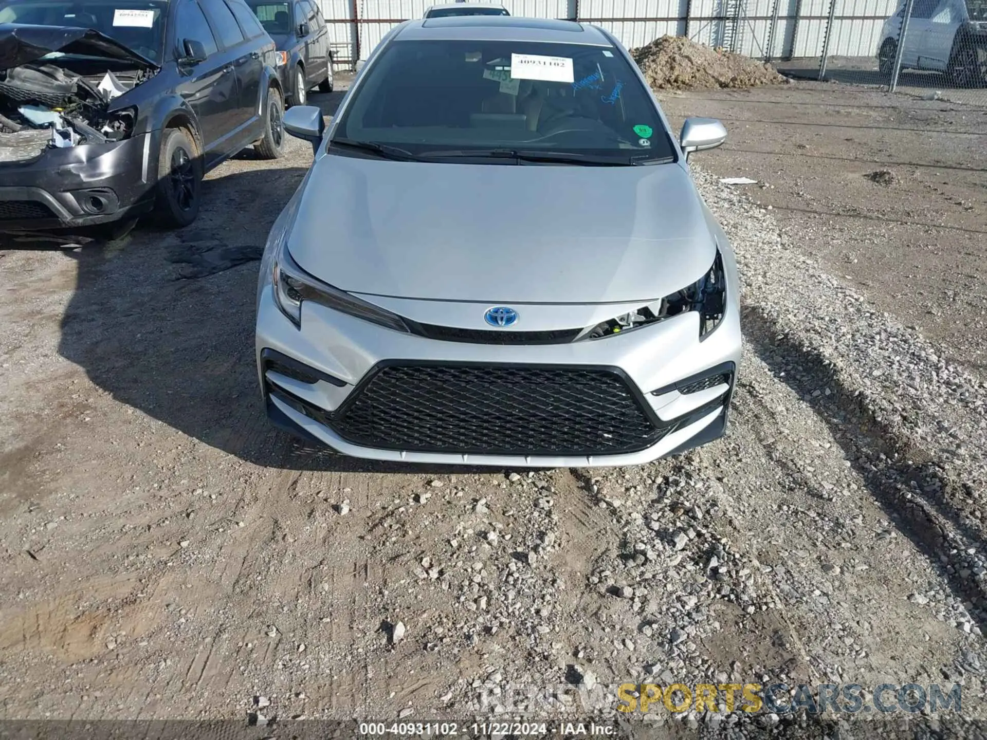 13 fotografías del automóvil dañado JTDBCMFE7R3048360 TOYOTA COROLLA 2024