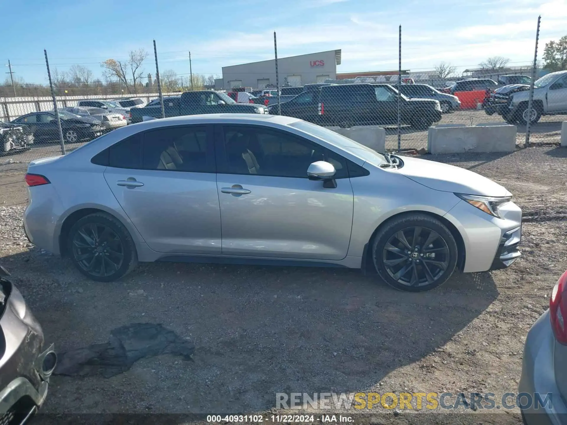 14 fotografías del automóvil dañado JTDBCMFE7R3048360 TOYOTA COROLLA 2024