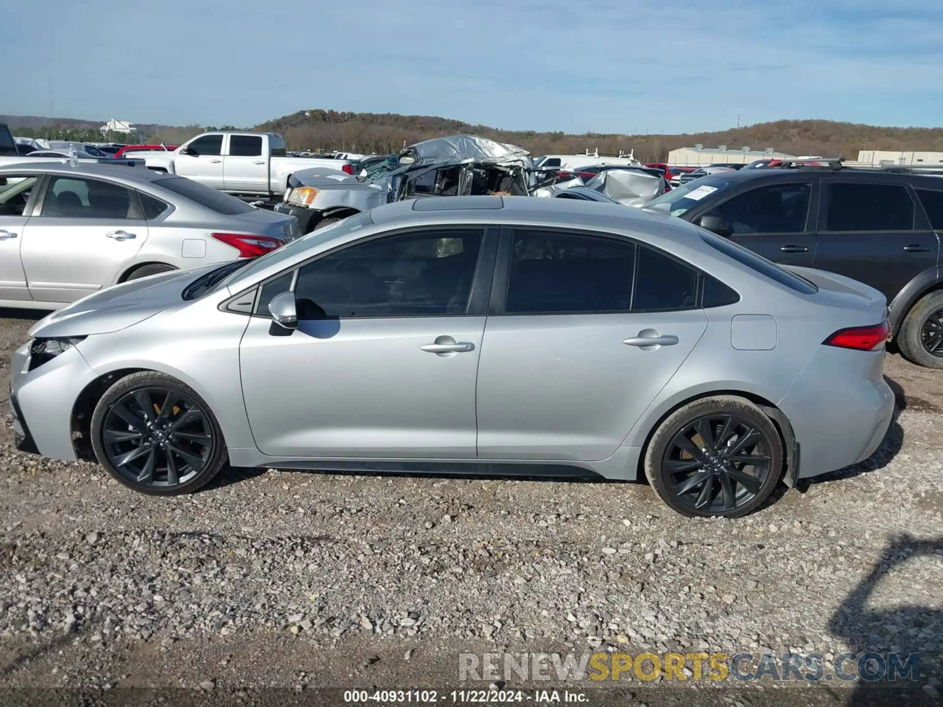 15 fotografías del automóvil dañado JTDBCMFE7R3048360 TOYOTA COROLLA 2024