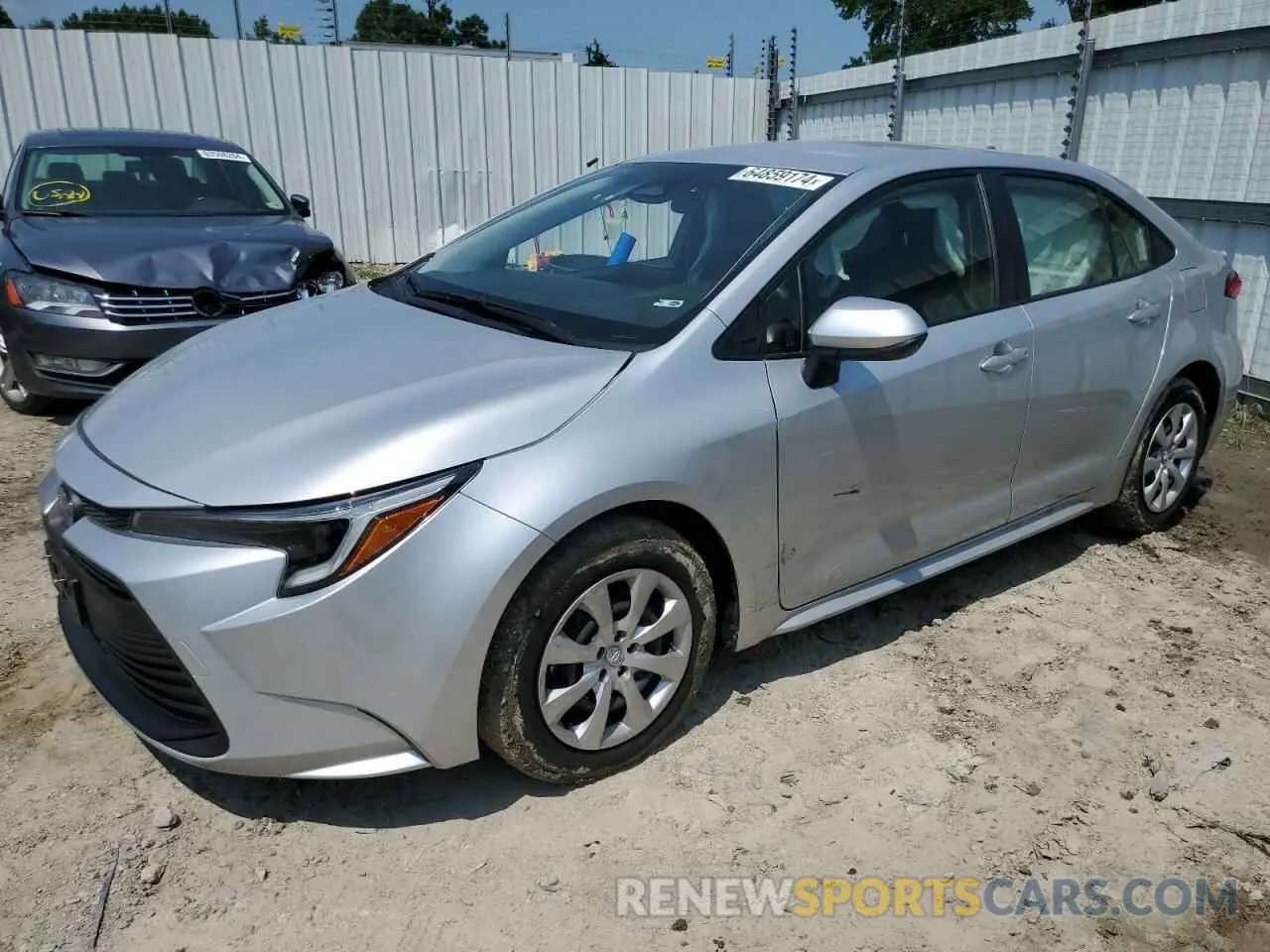 1 fotografías del automóvil dañado JTDBCMFE7R3049329 TOYOTA COROLLA 2024