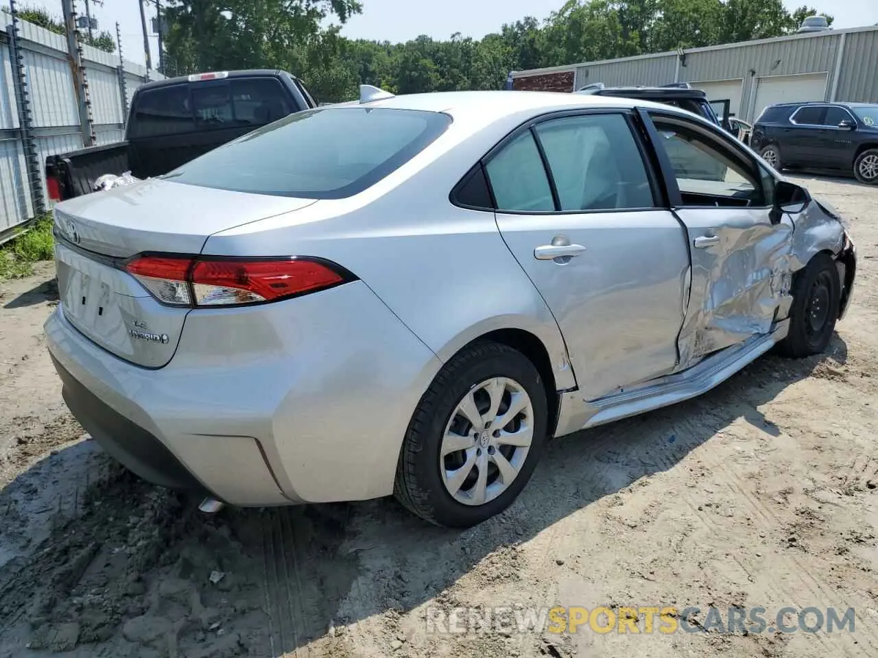 3 fotografías del automóvil dañado JTDBCMFE7R3049329 TOYOTA COROLLA 2024