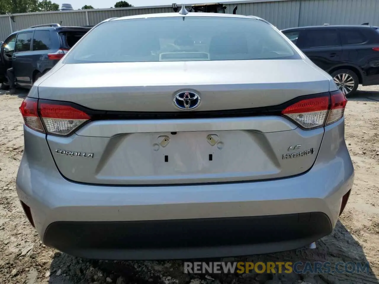 6 fotografías del automóvil dañado JTDBCMFE7R3049329 TOYOTA COROLLA 2024