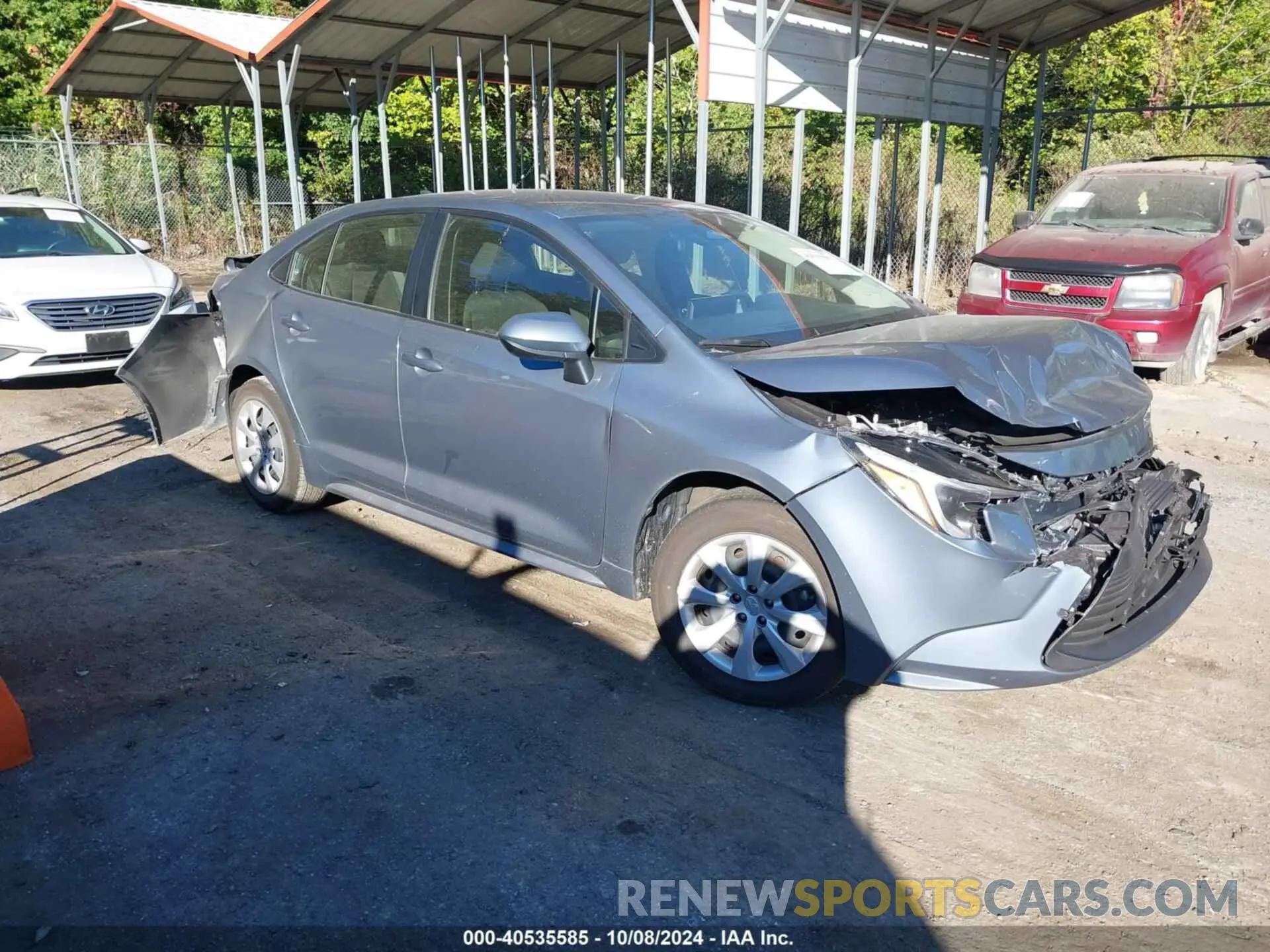 1 fotografías del automóvil dañado JTDBCMFE7R3057382 TOYOTA COROLLA 2024