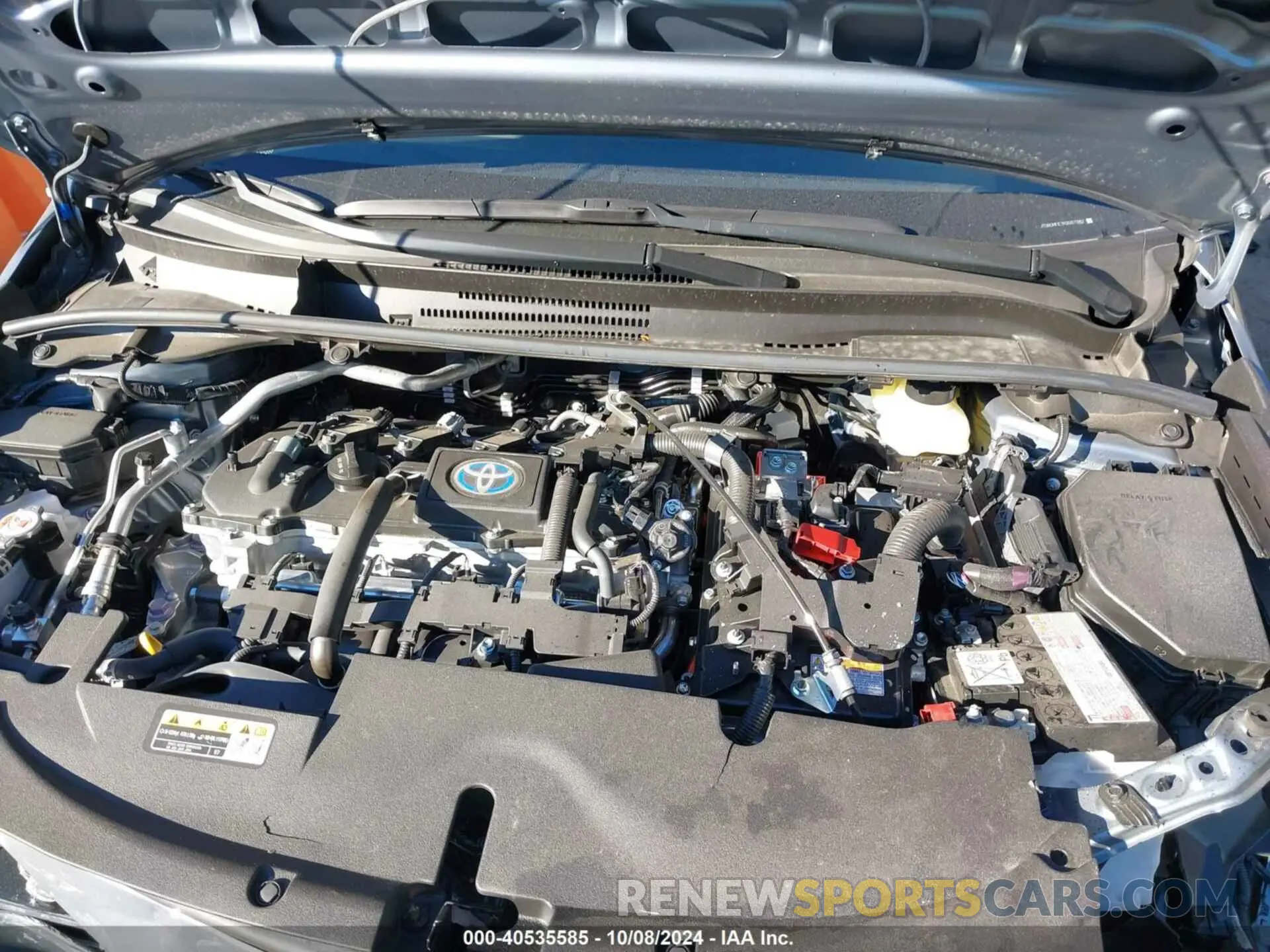 10 fotografías del automóvil dañado JTDBCMFE7R3057382 TOYOTA COROLLA 2024