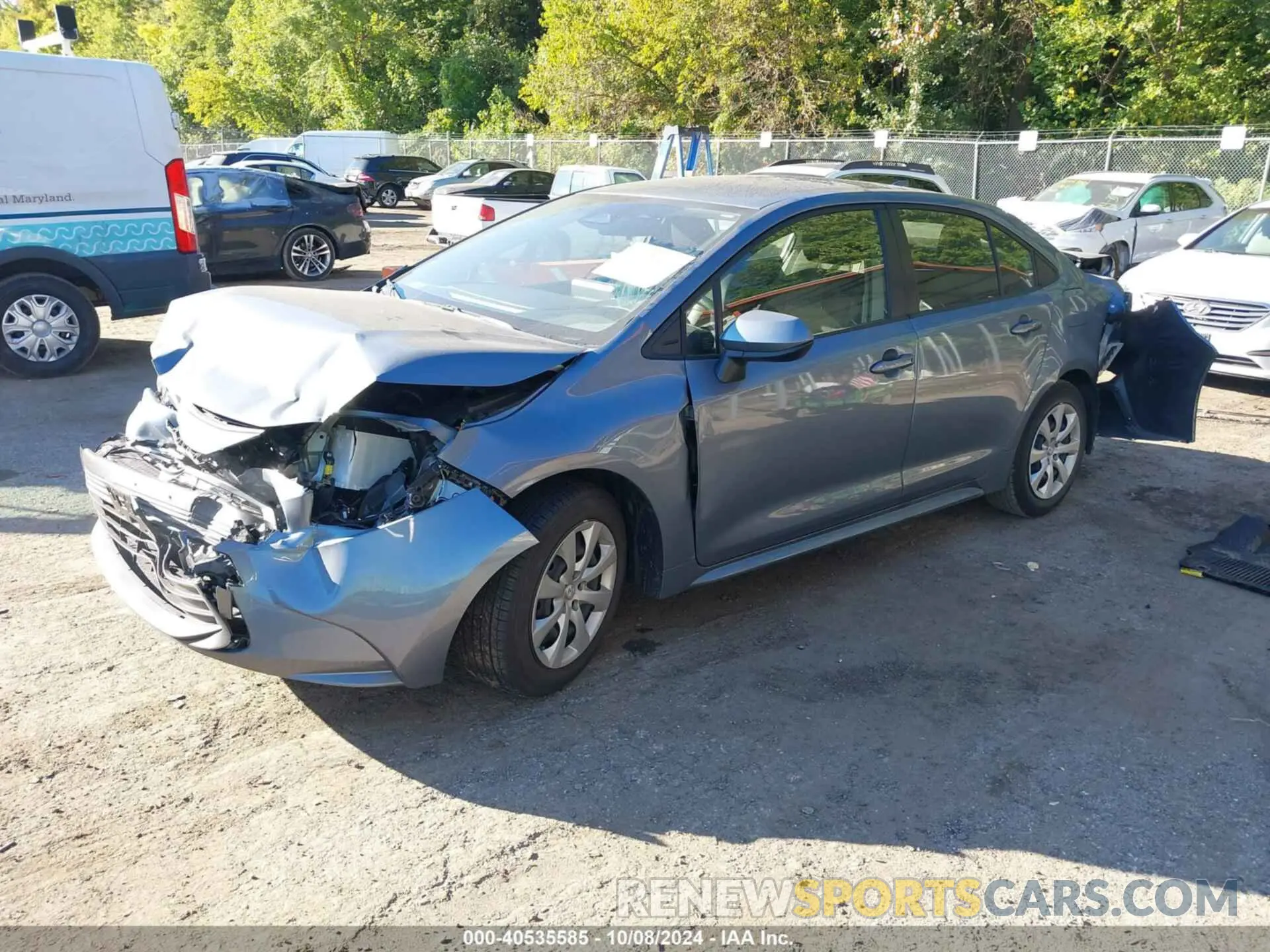 2 fotografías del automóvil dañado JTDBCMFE7R3057382 TOYOTA COROLLA 2024