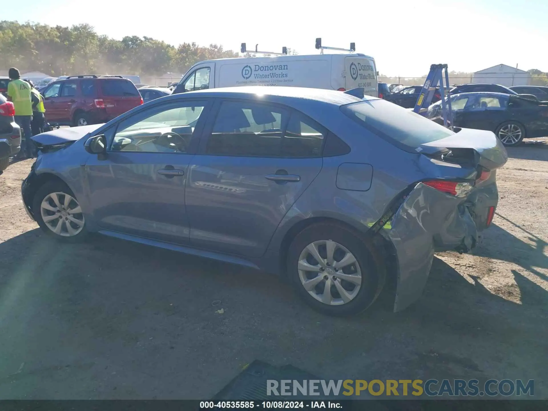 3 fotografías del automóvil dañado JTDBCMFE7R3057382 TOYOTA COROLLA 2024