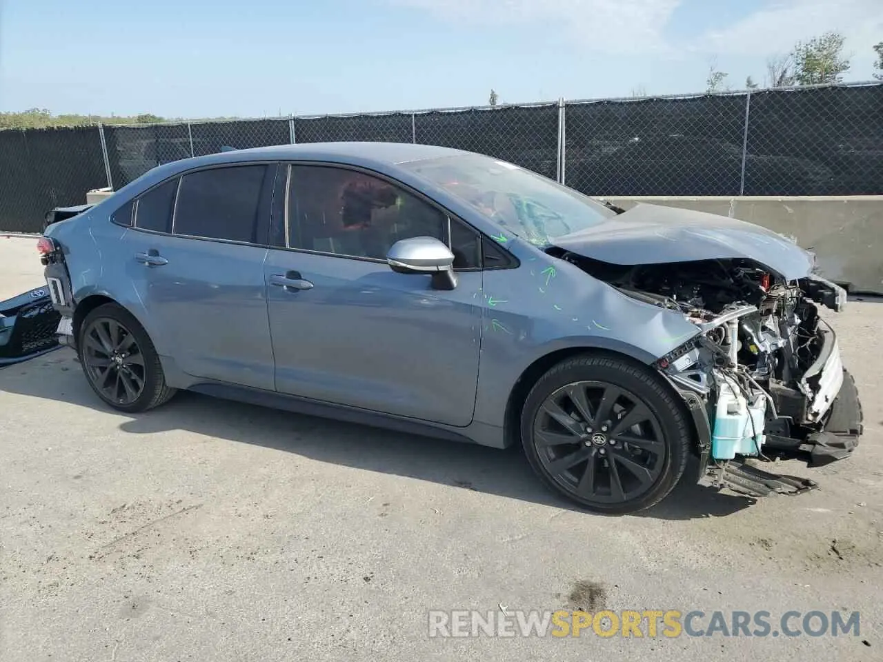 4 fotografías del automóvil dañado JTDBCMFE7RJ016035 TOYOTA COROLLA 2024