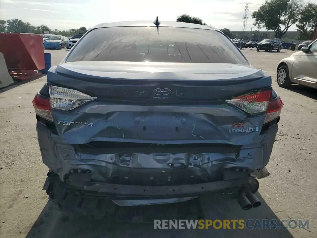 6 fotografías del automóvil dañado JTDBCMFE7RJ016035 TOYOTA COROLLA 2024