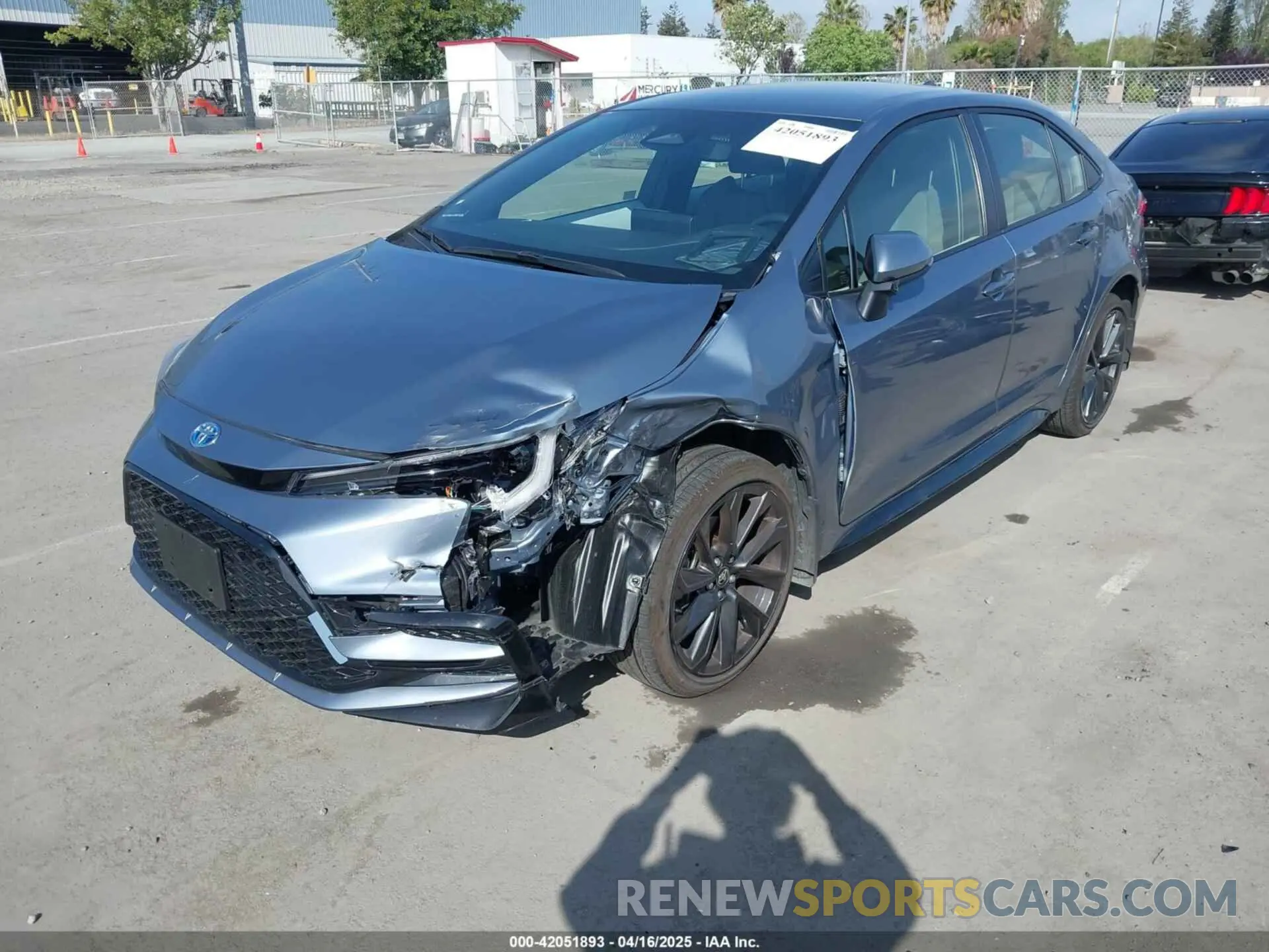 6 fotografías del automóvil dañado JTDBCMFE7RJ023311 TOYOTA COROLLA 2024