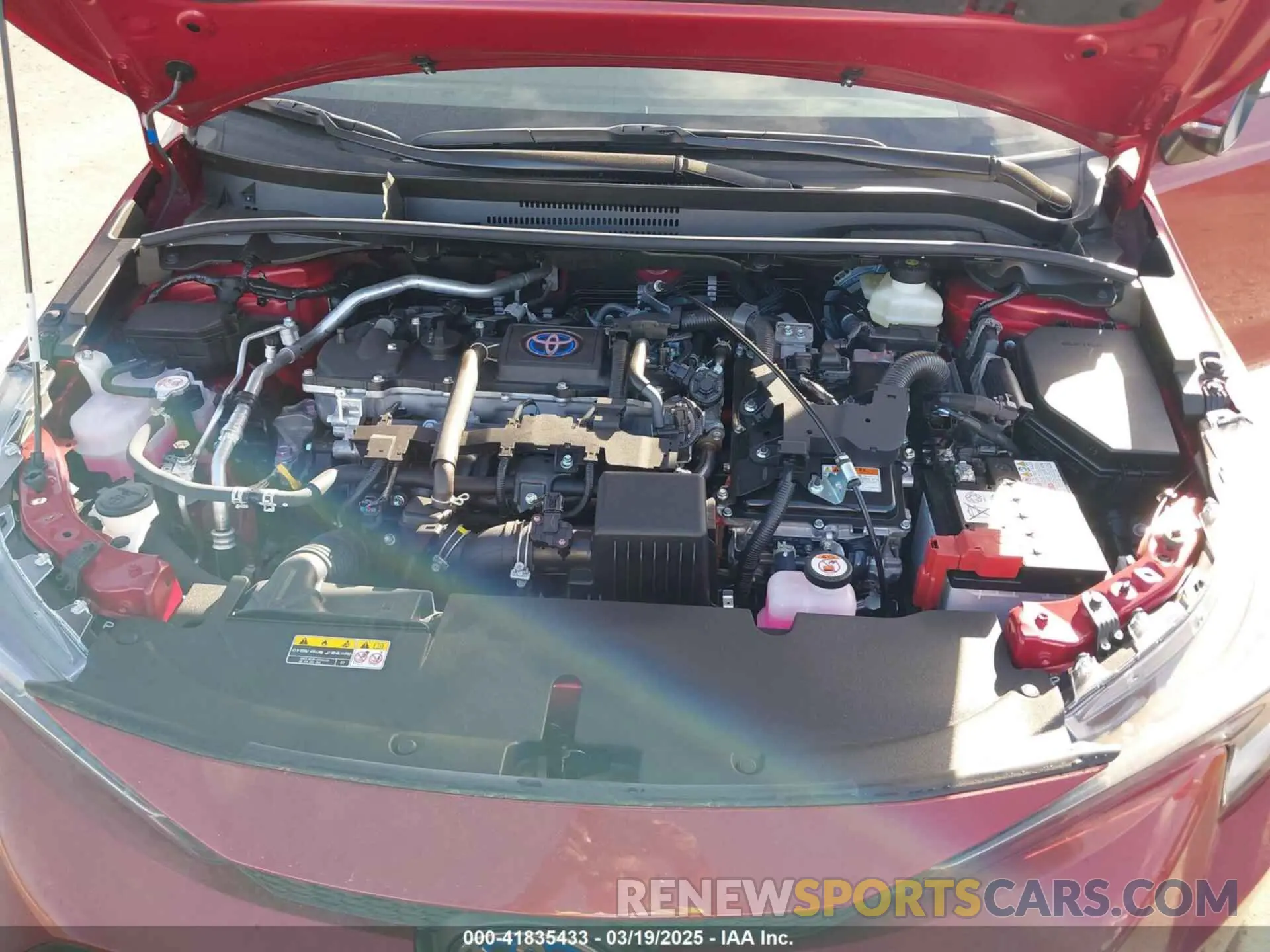 10 fotografías del automóvil dañado JTDBCMFE7RJ036303 TOYOTA COROLLA 2024