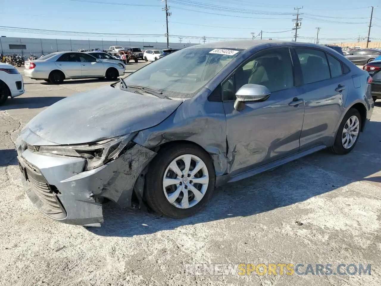 1 fotografías del automóvil dañado JTDBCMFE8R3030708 TOYOTA COROLLA 2024