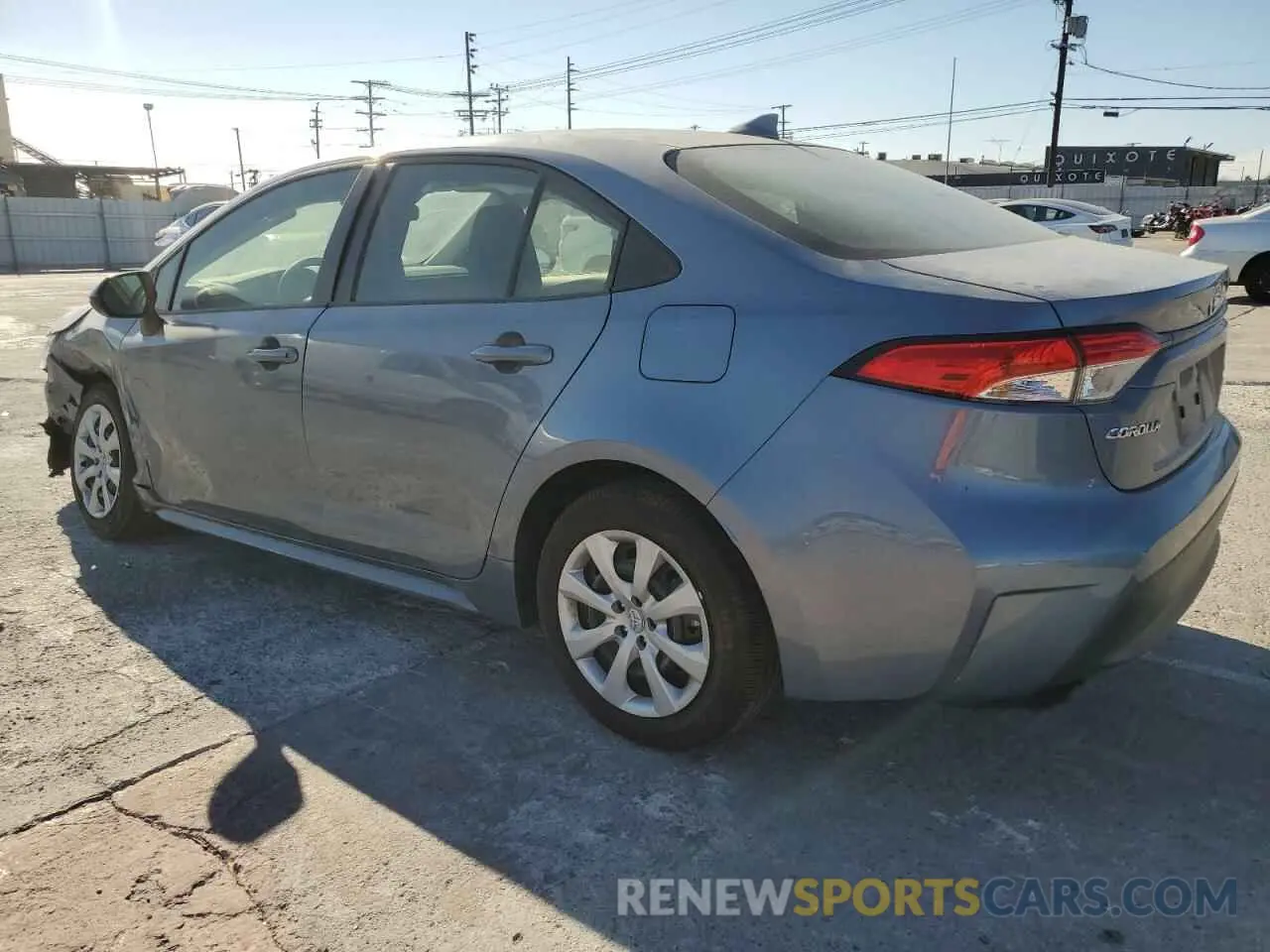 2 fotografías del automóvil dañado JTDBCMFE8R3030708 TOYOTA COROLLA 2024