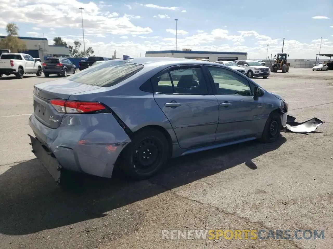 3 fotografías del automóvil dañado JTDBCMFE8R3040980 TOYOTA COROLLA 2024