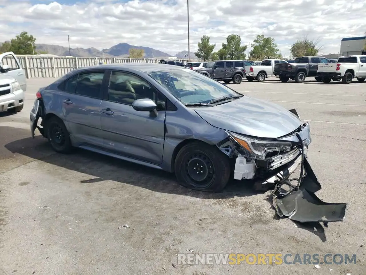 4 fotografías del automóvil dañado JTDBCMFE8R3040980 TOYOTA COROLLA 2024