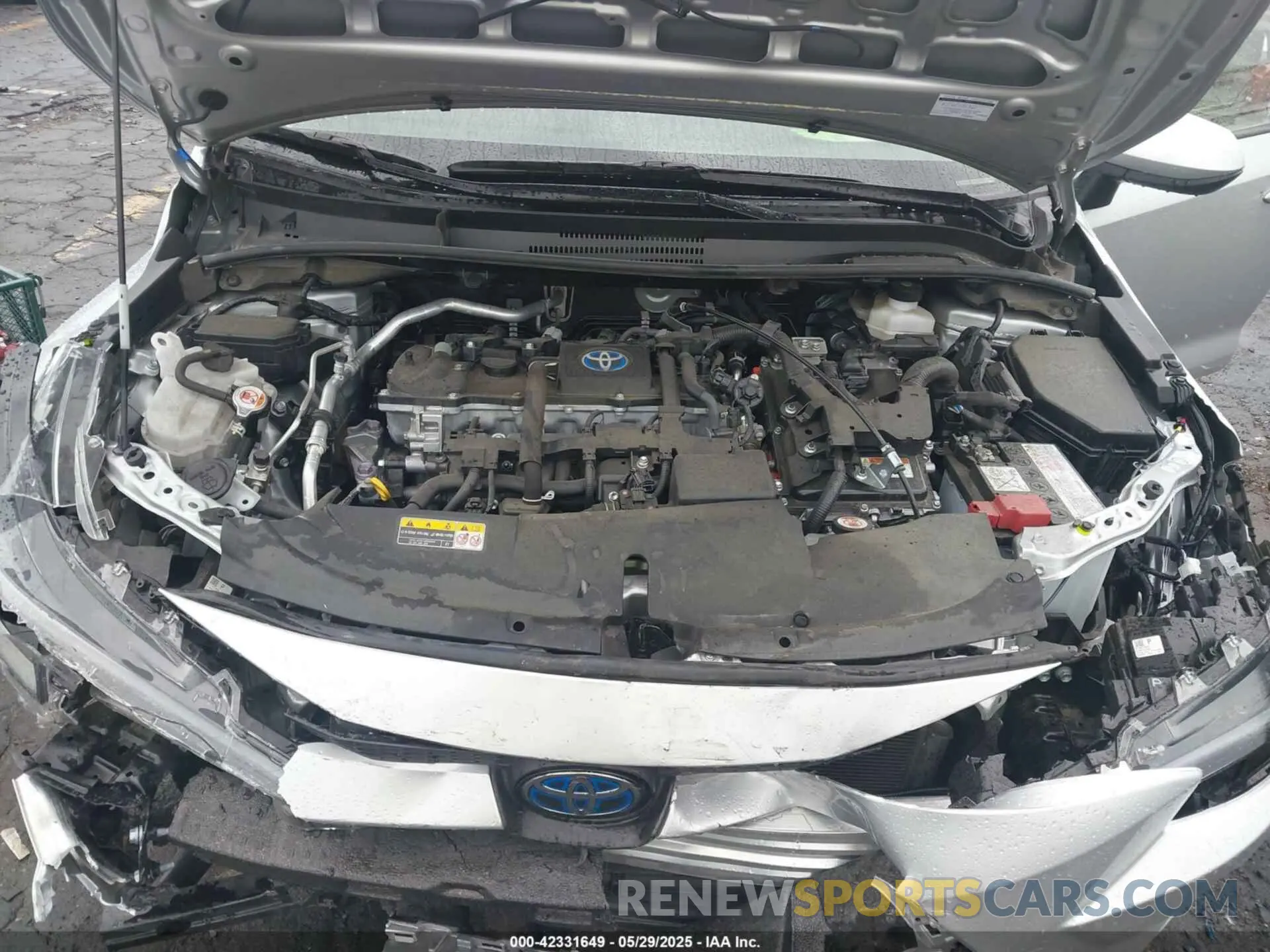10 fotografías del automóvil dañado JTDBCMFE8R3043457 TOYOTA COROLLA 2024