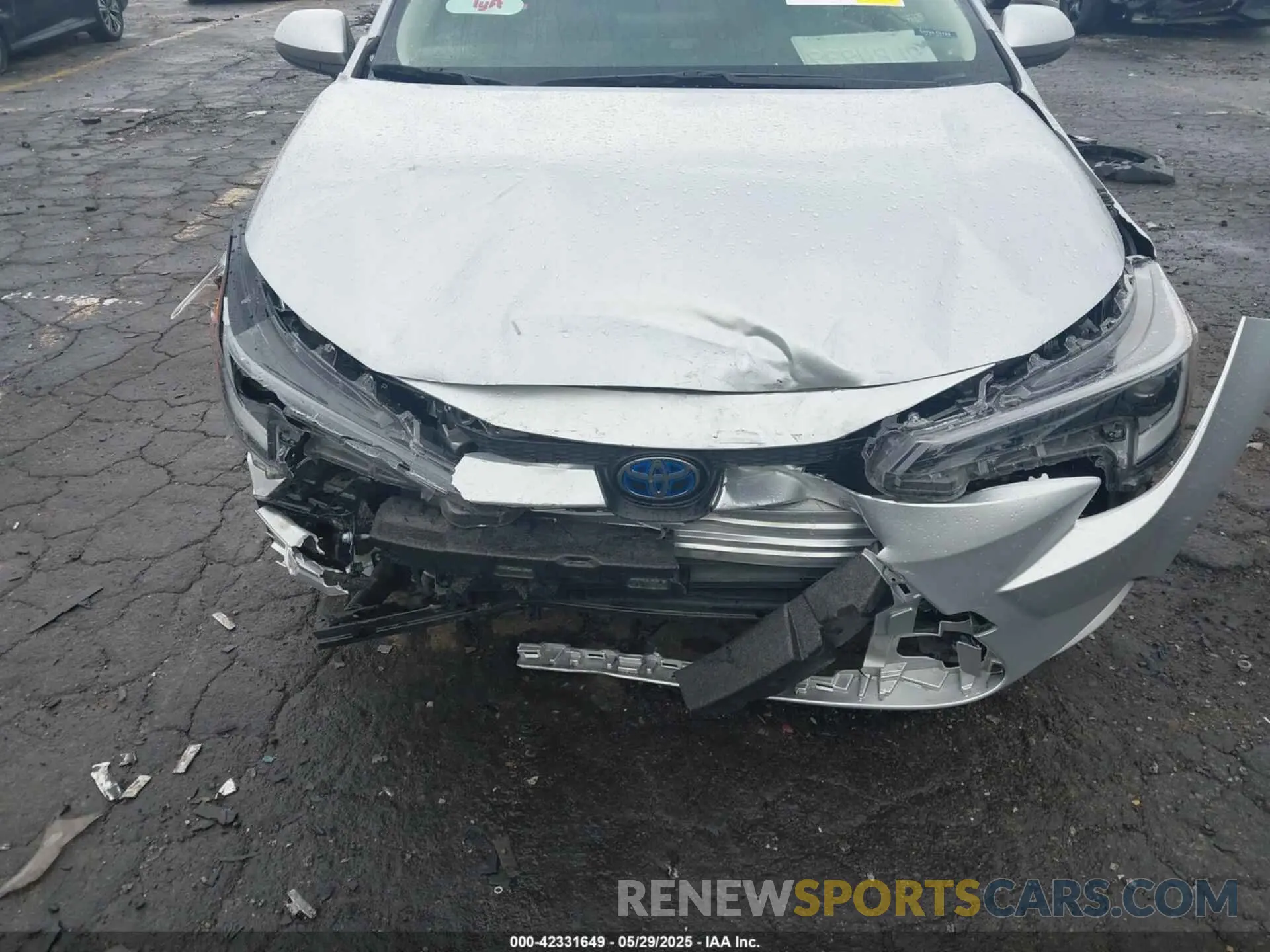 6 fotografías del automóvil dañado JTDBCMFE8R3043457 TOYOTA COROLLA 2024