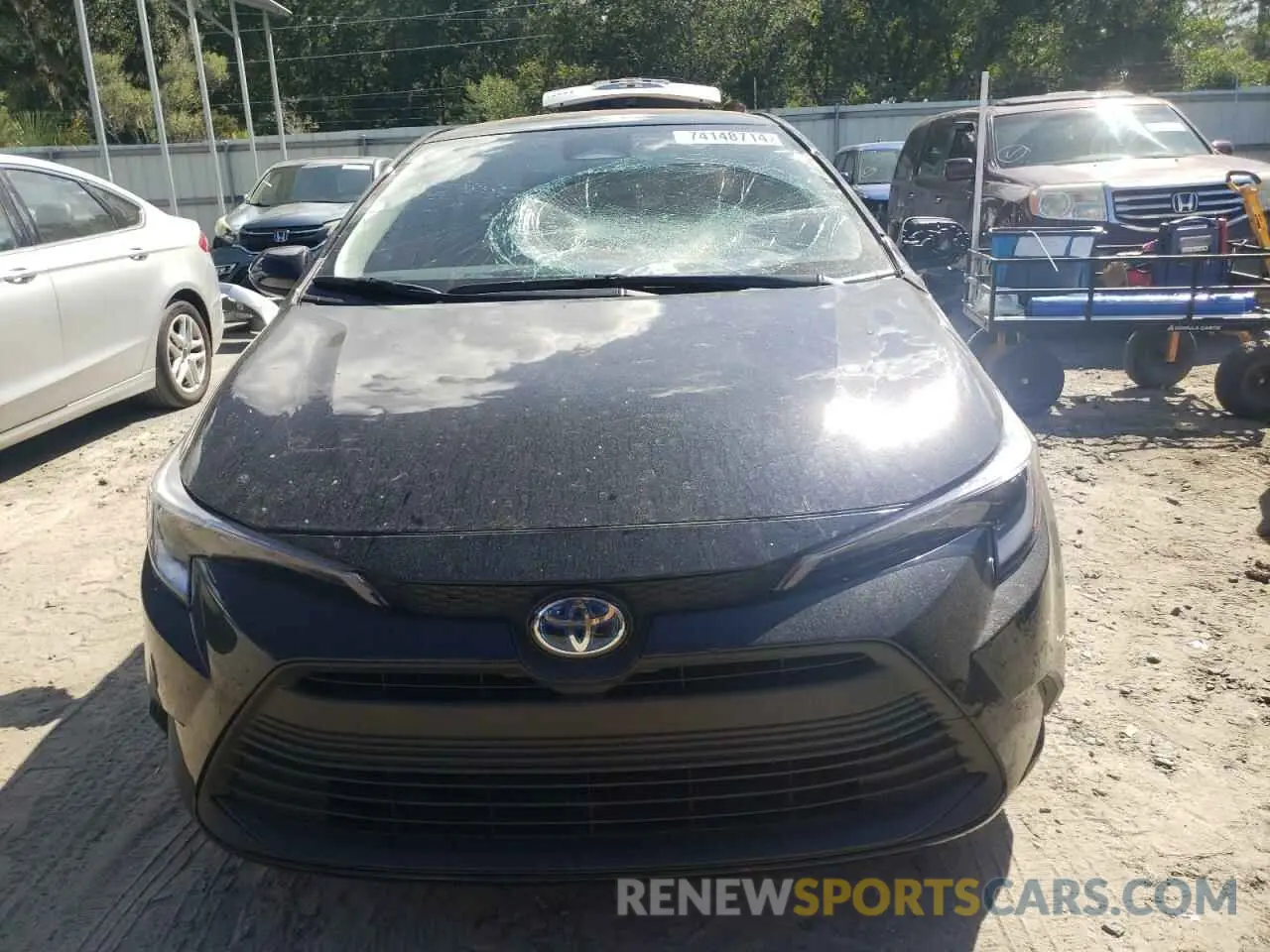 5 fotografías del automóvil dañado JTDBCMFE8R3061733 TOYOTA COROLLA 2024