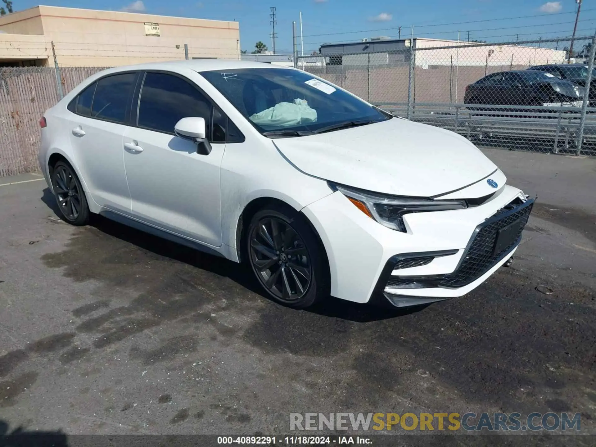 1 fotografías del automóvil dañado JTDBCMFE8R3062977 TOYOTA COROLLA 2024