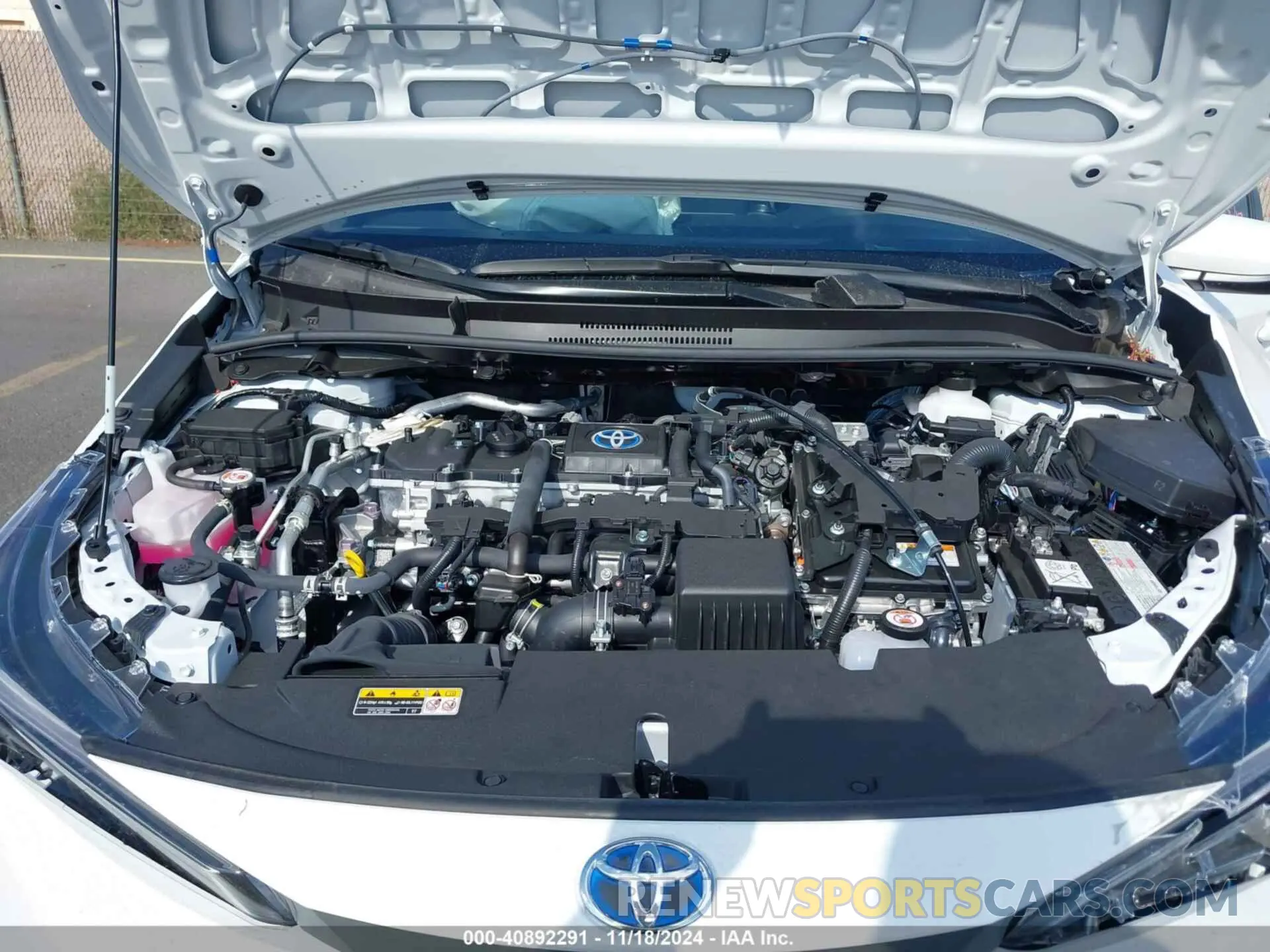 10 fotografías del automóvil dañado JTDBCMFE8R3062977 TOYOTA COROLLA 2024