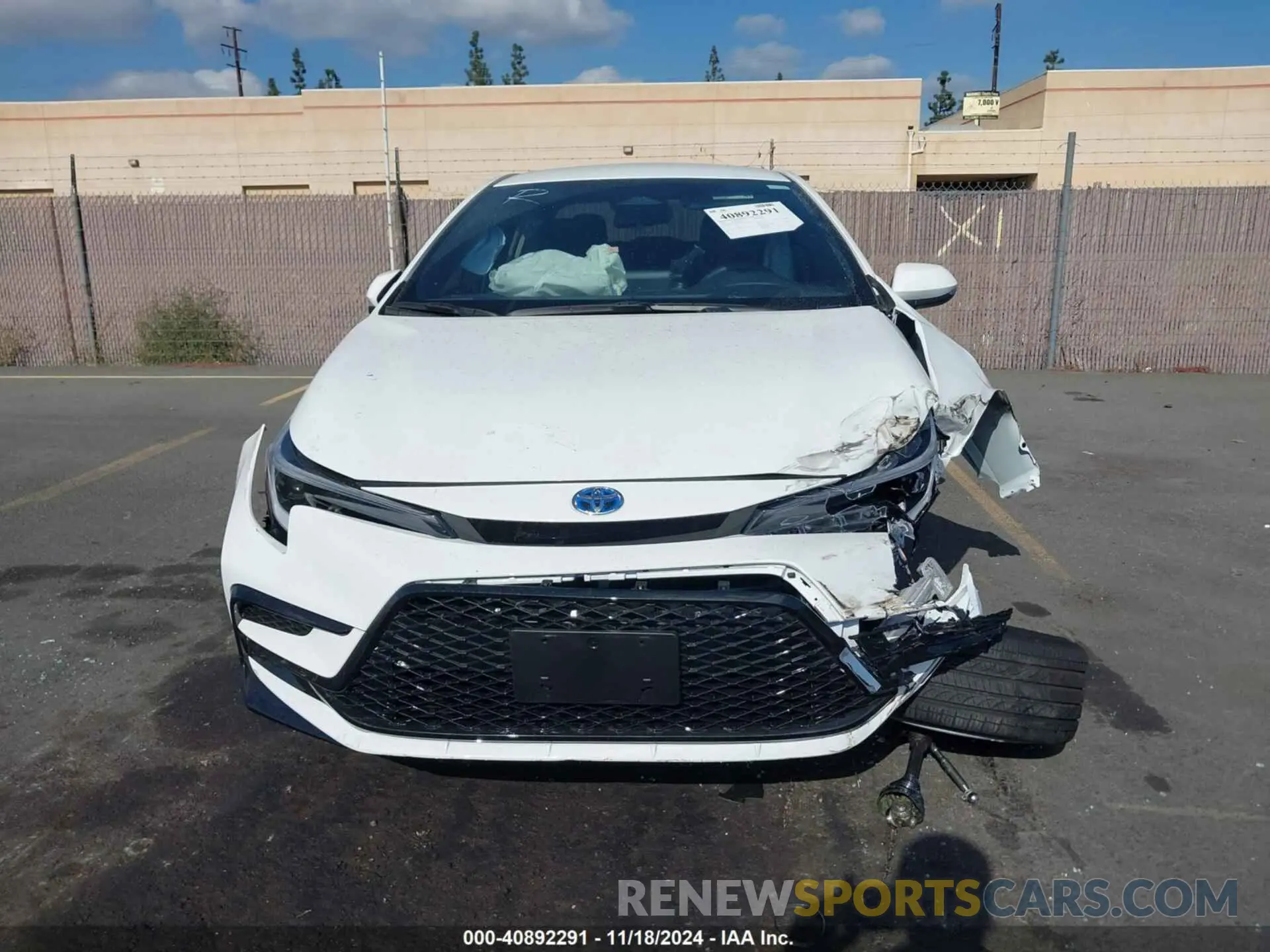12 fotografías del automóvil dañado JTDBCMFE8R3062977 TOYOTA COROLLA 2024