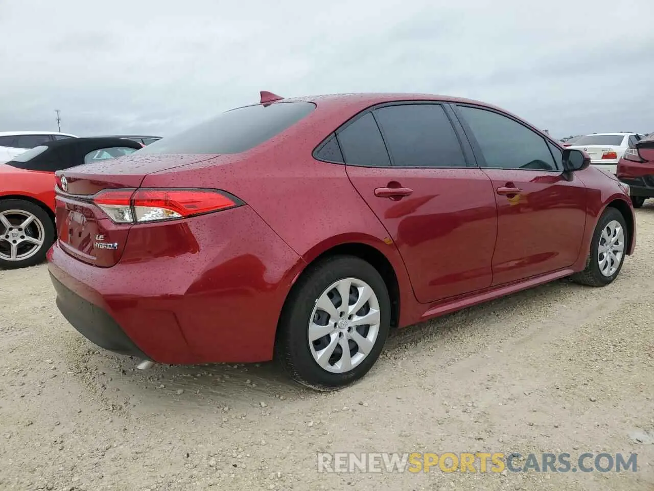 3 fotografías del automóvil dañado JTDBCMFE8RJ016223 TOYOTA COROLLA 2024