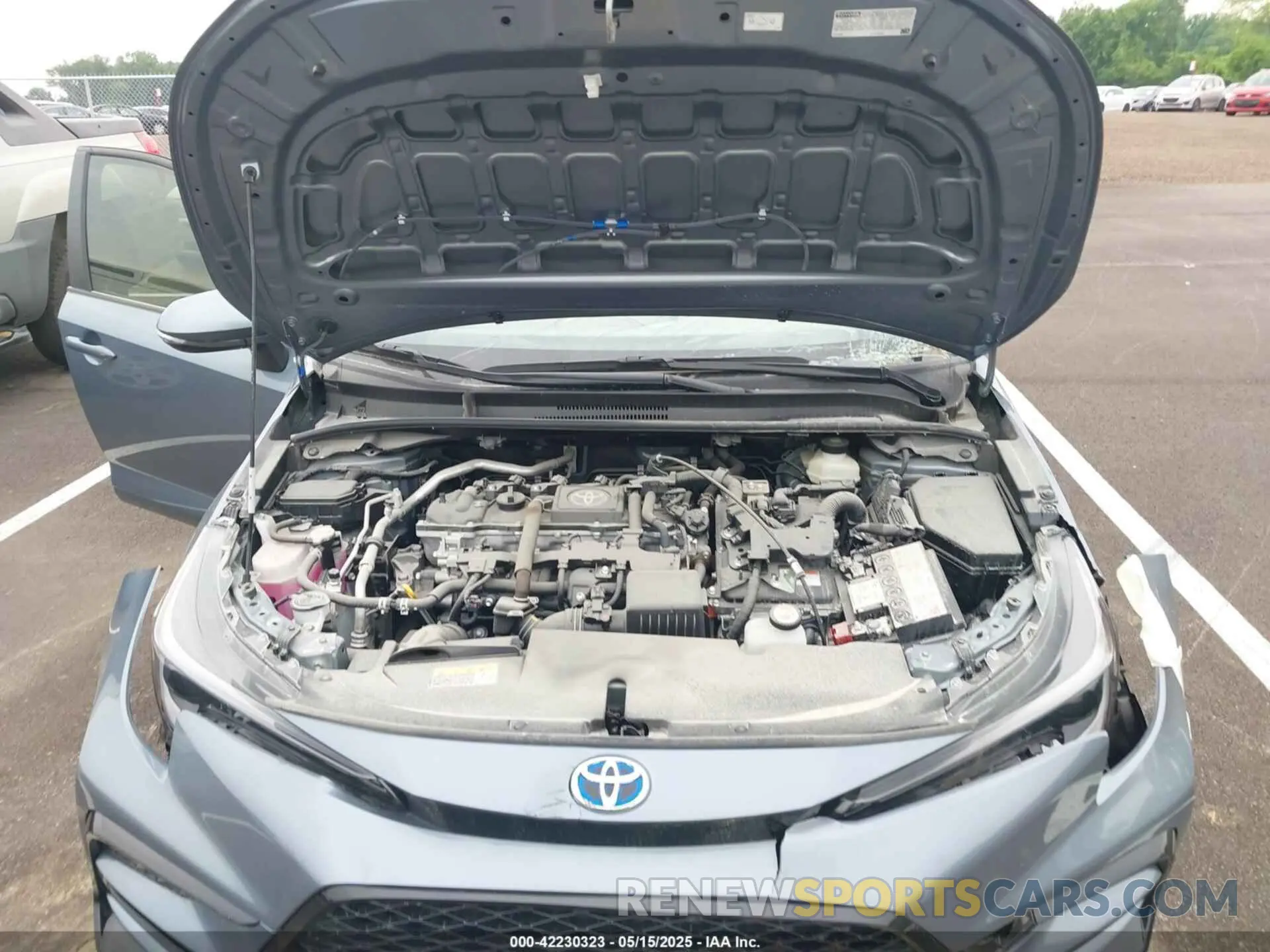10 fotografías del automóvil dañado JTDBCMFE8RJ025200 TOYOTA COROLLA 2024