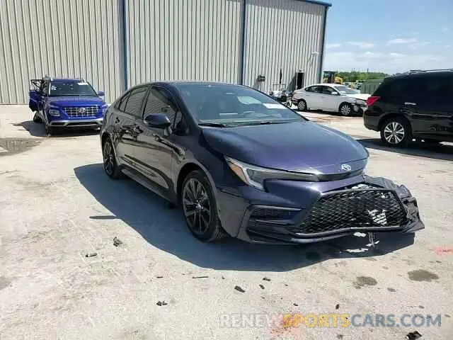 11 fotografías del automóvil dañado JTDBCMFE8RJ036729 TOYOTA COROLLA 2024