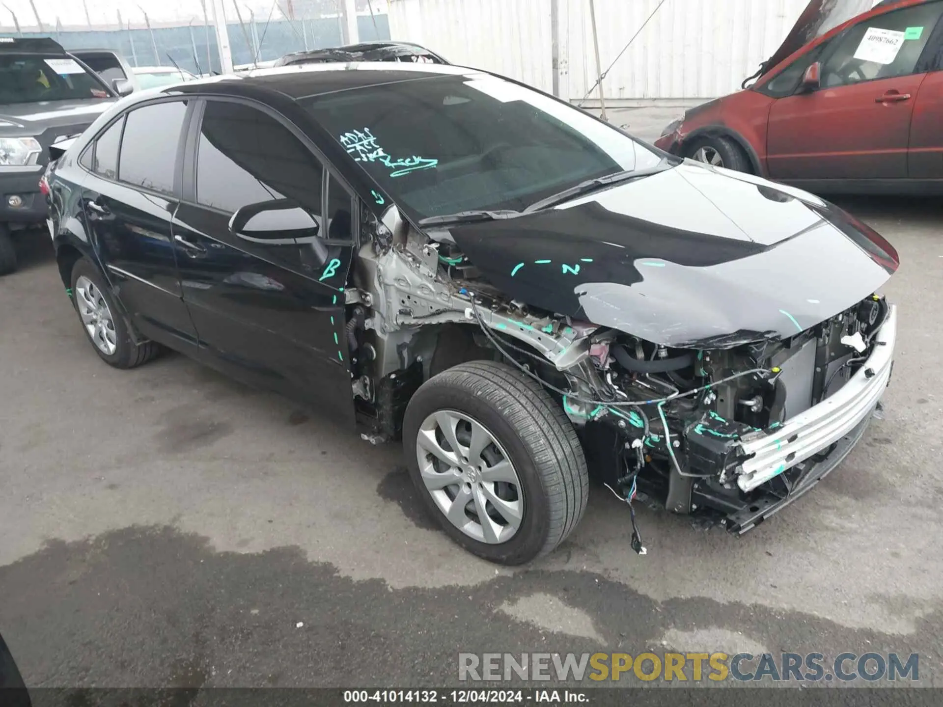 1 fotografías del automóvil dañado JTDBCMFE9R3040549 TOYOTA COROLLA 2024