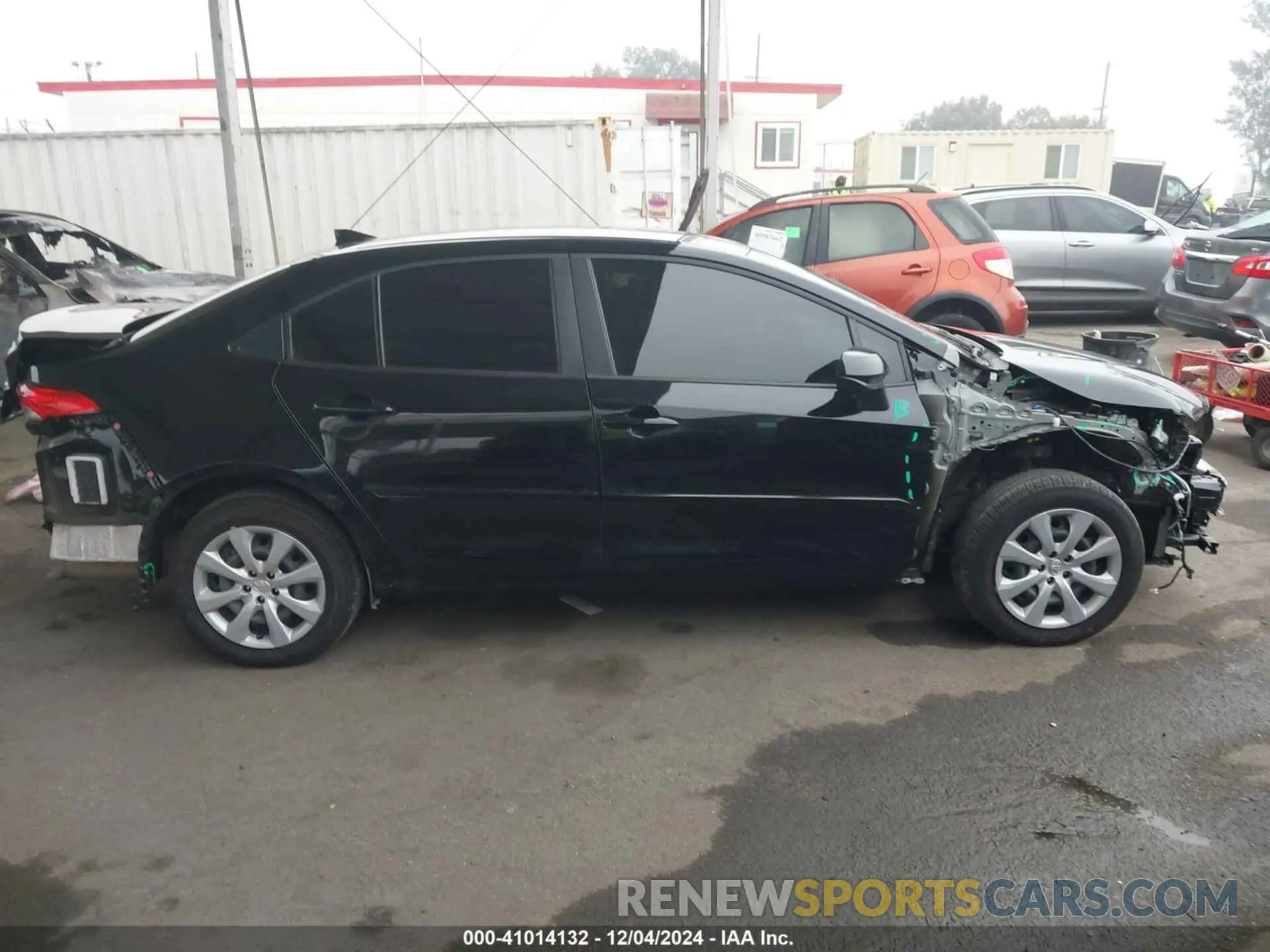 14 fotografías del automóvil dañado JTDBCMFE9R3040549 TOYOTA COROLLA 2024