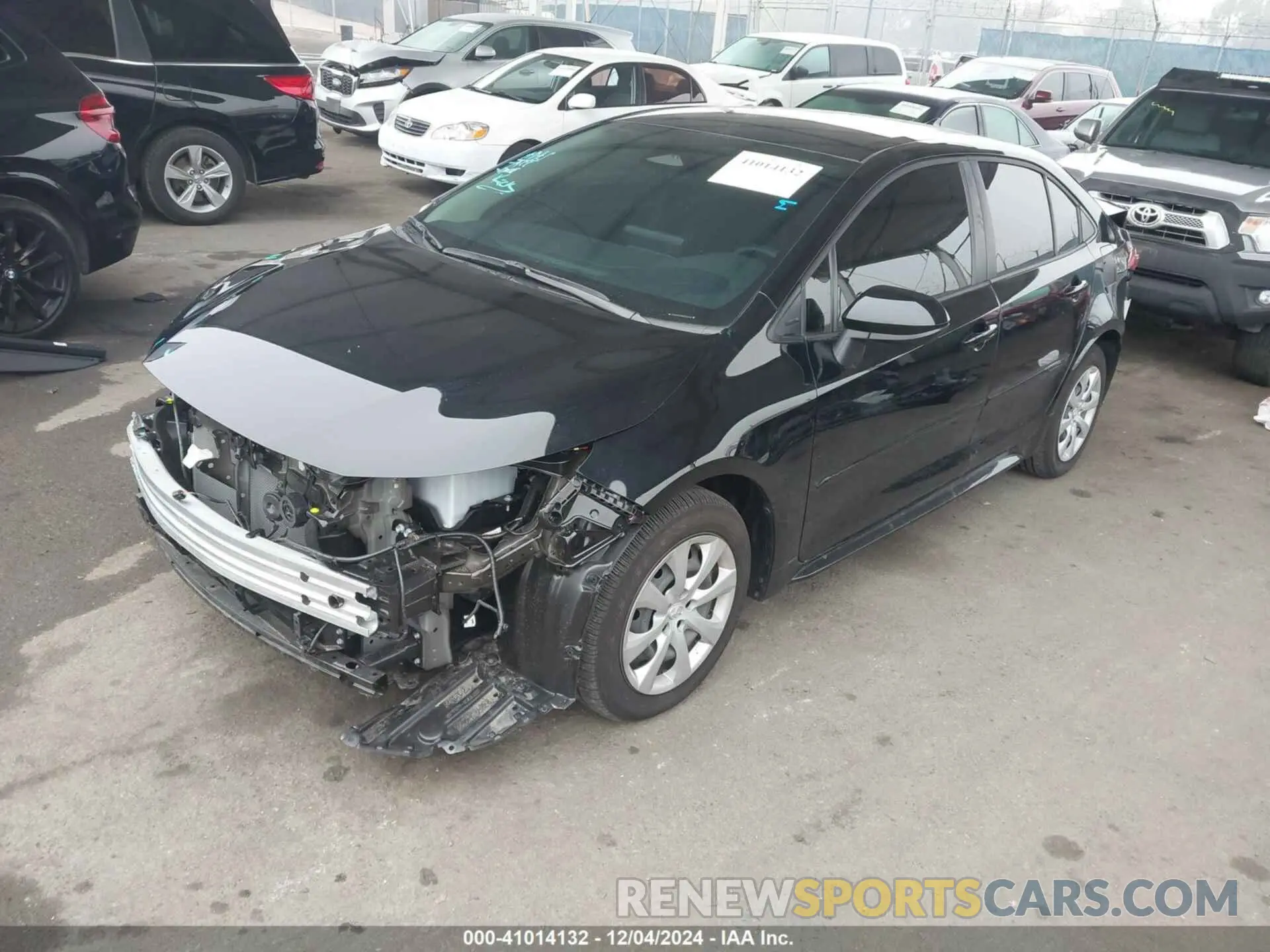 2 fotografías del automóvil dañado JTDBCMFE9R3040549 TOYOTA COROLLA 2024