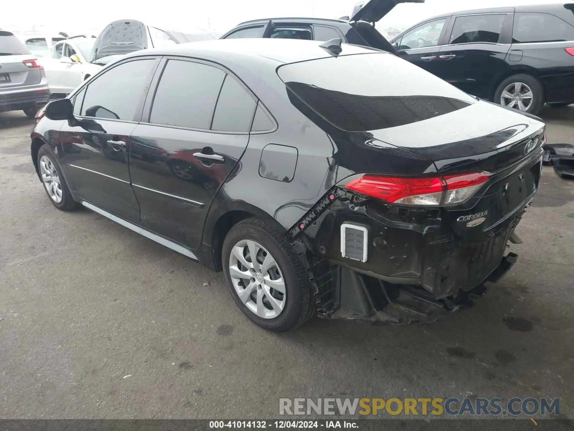 3 fotografías del automóvil dañado JTDBCMFE9R3040549 TOYOTA COROLLA 2024