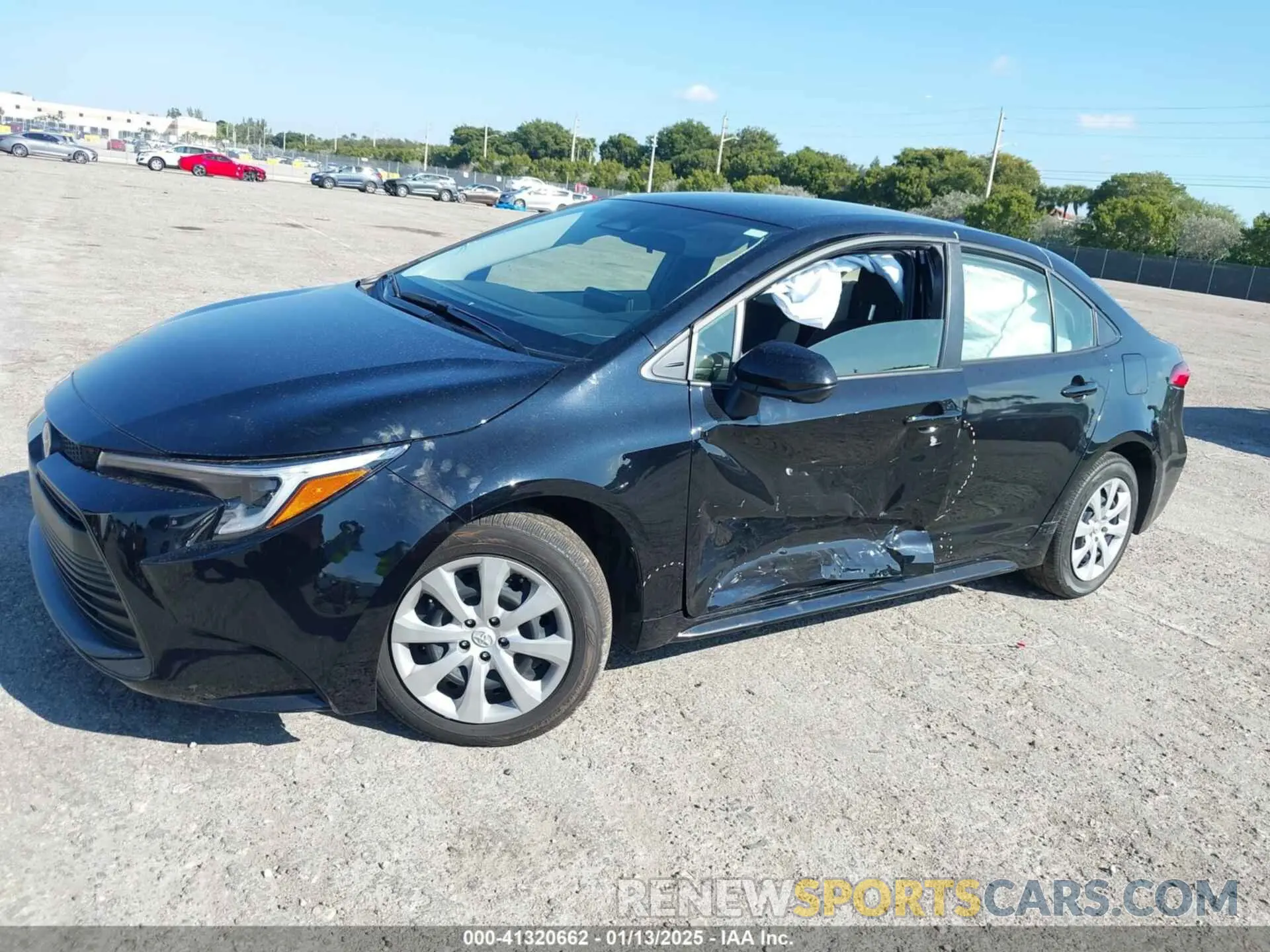 6 fotografías del automóvil dañado JTDBCMFE9R3040938 TOYOTA COROLLA 2024