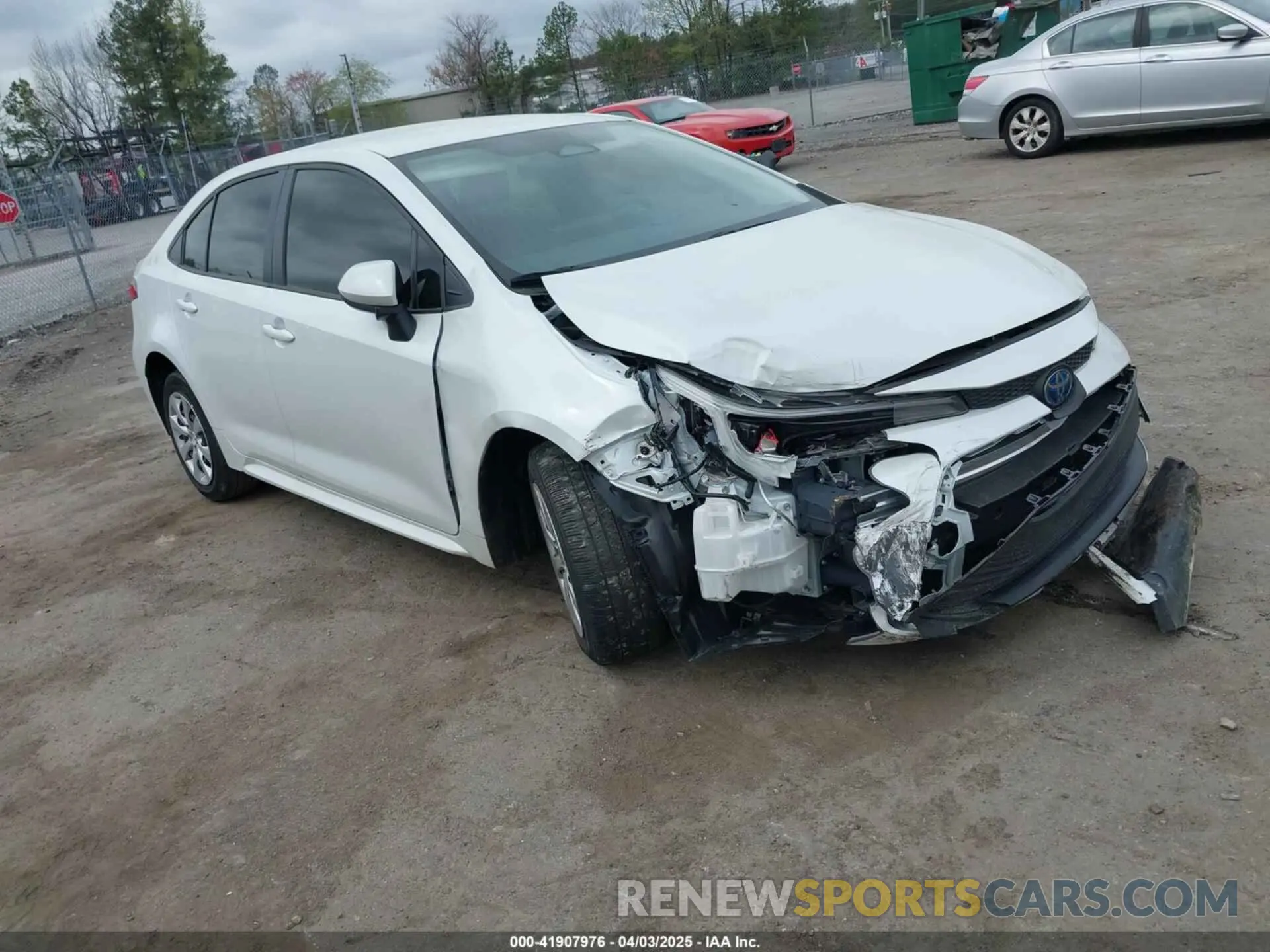 1 fotografías del automóvil dañado JTDBCMFE9R3043354 TOYOTA COROLLA 2024