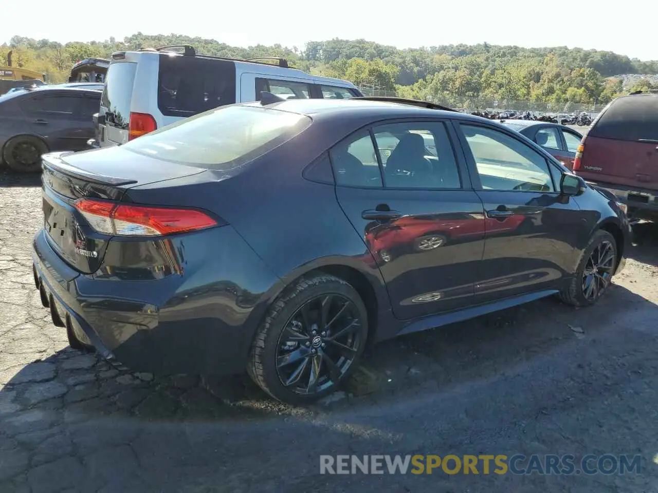 3 fotografías del automóvil dañado JTDBCMFE9R3048411 TOYOTA COROLLA 2024