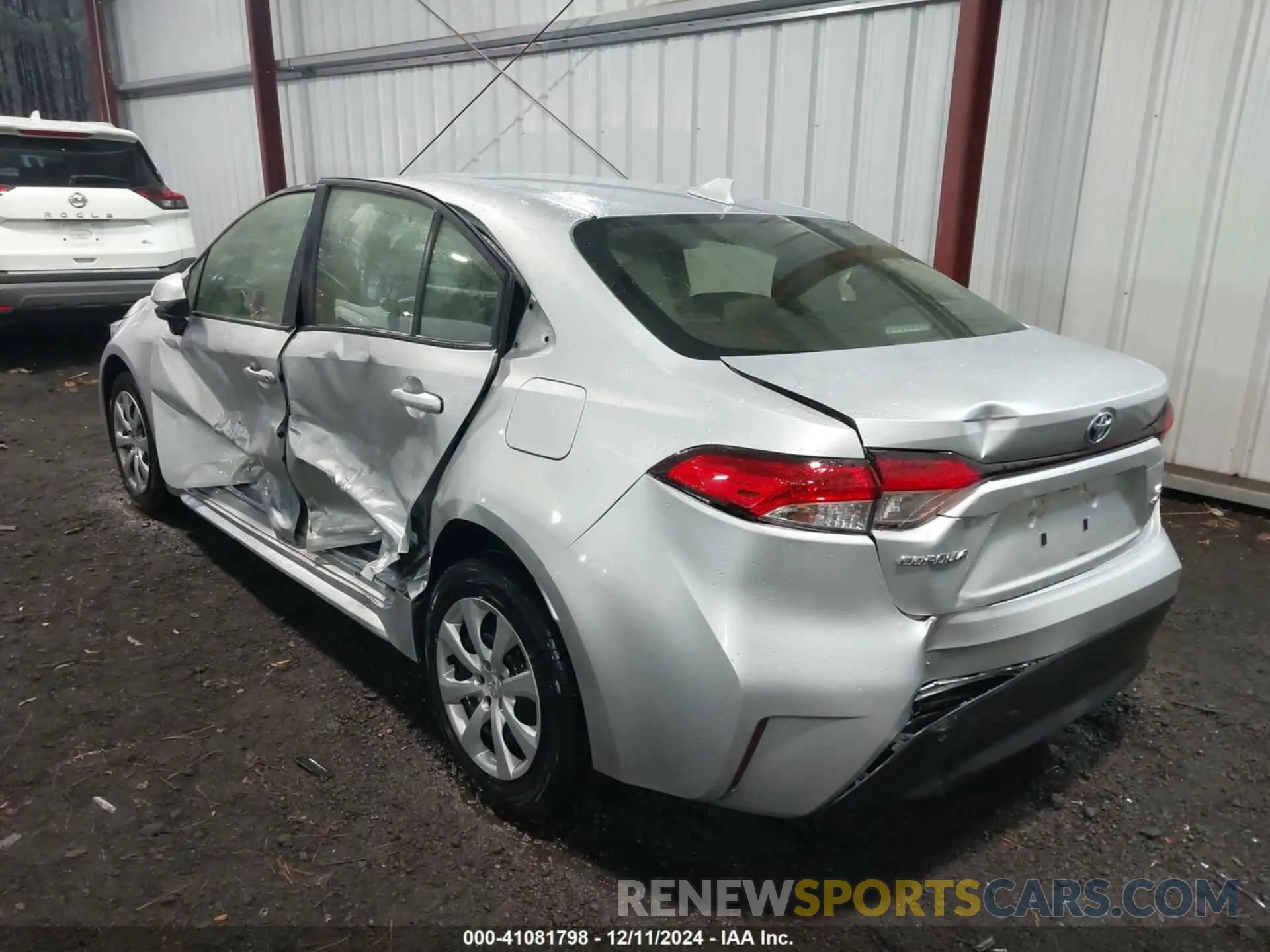 3 fotografías del automóvil dañado JTDBCMFE9R3049056 TOYOTA COROLLA 2024