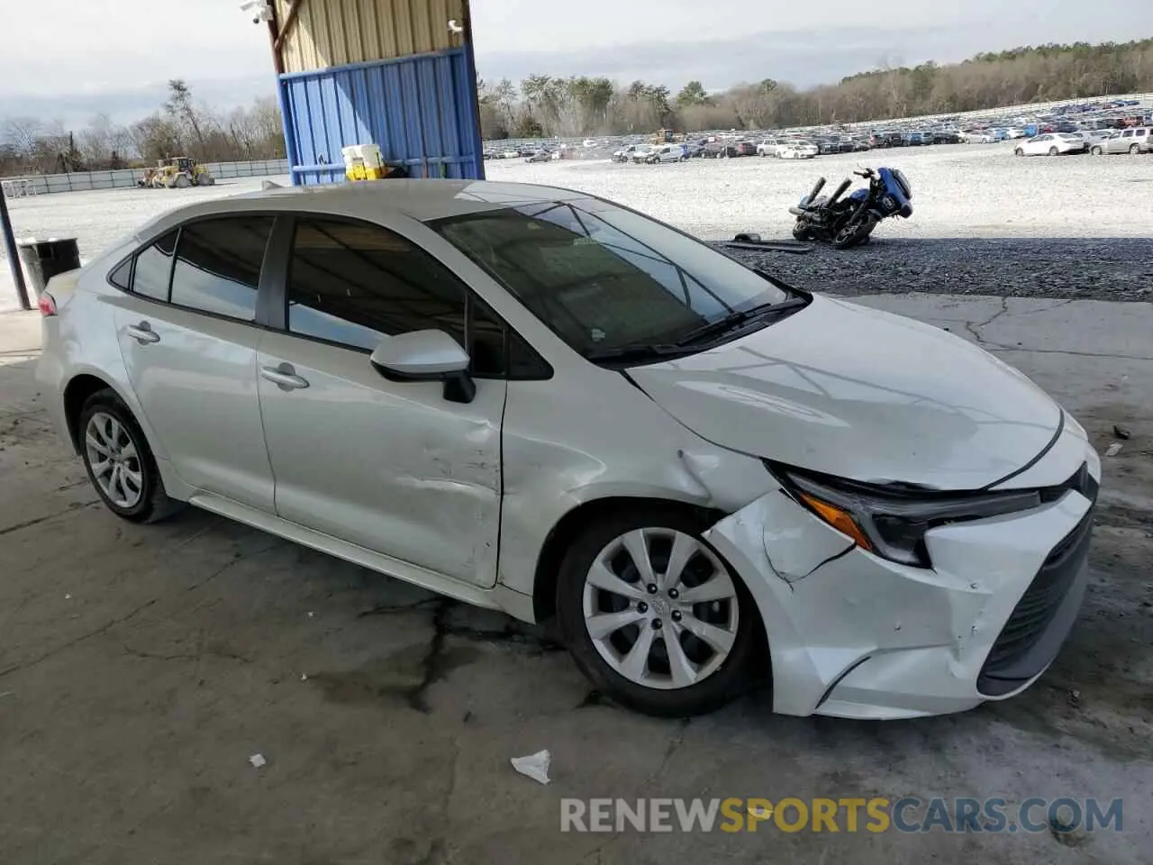 4 fotografías del automóvil dañado JTDBCMFE9R3052815 TOYOTA COROLLA 2024