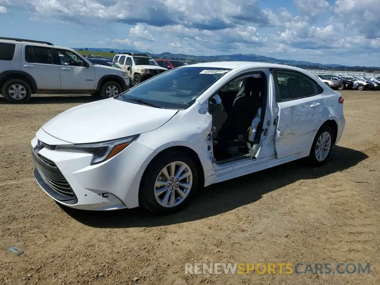 1 fotografías del automóvil dañado JTDBCMFE9R3055522 TOYOTA COROLLA 2024