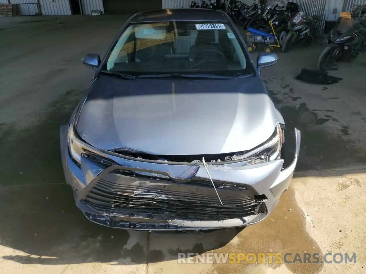 5 fotografías del automóvil dañado JTDBCMFE9R3059408 TOYOTA COROLLA 2024