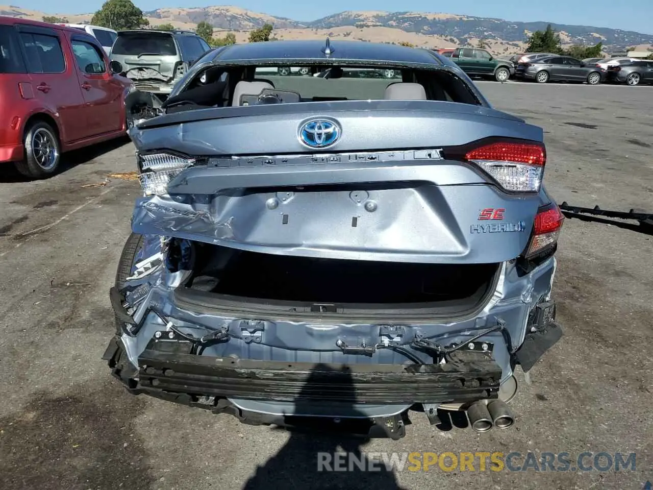 6 fotografías del automóvil dañado JTDBCMFE9RJ025769 TOYOTA COROLLA 2024