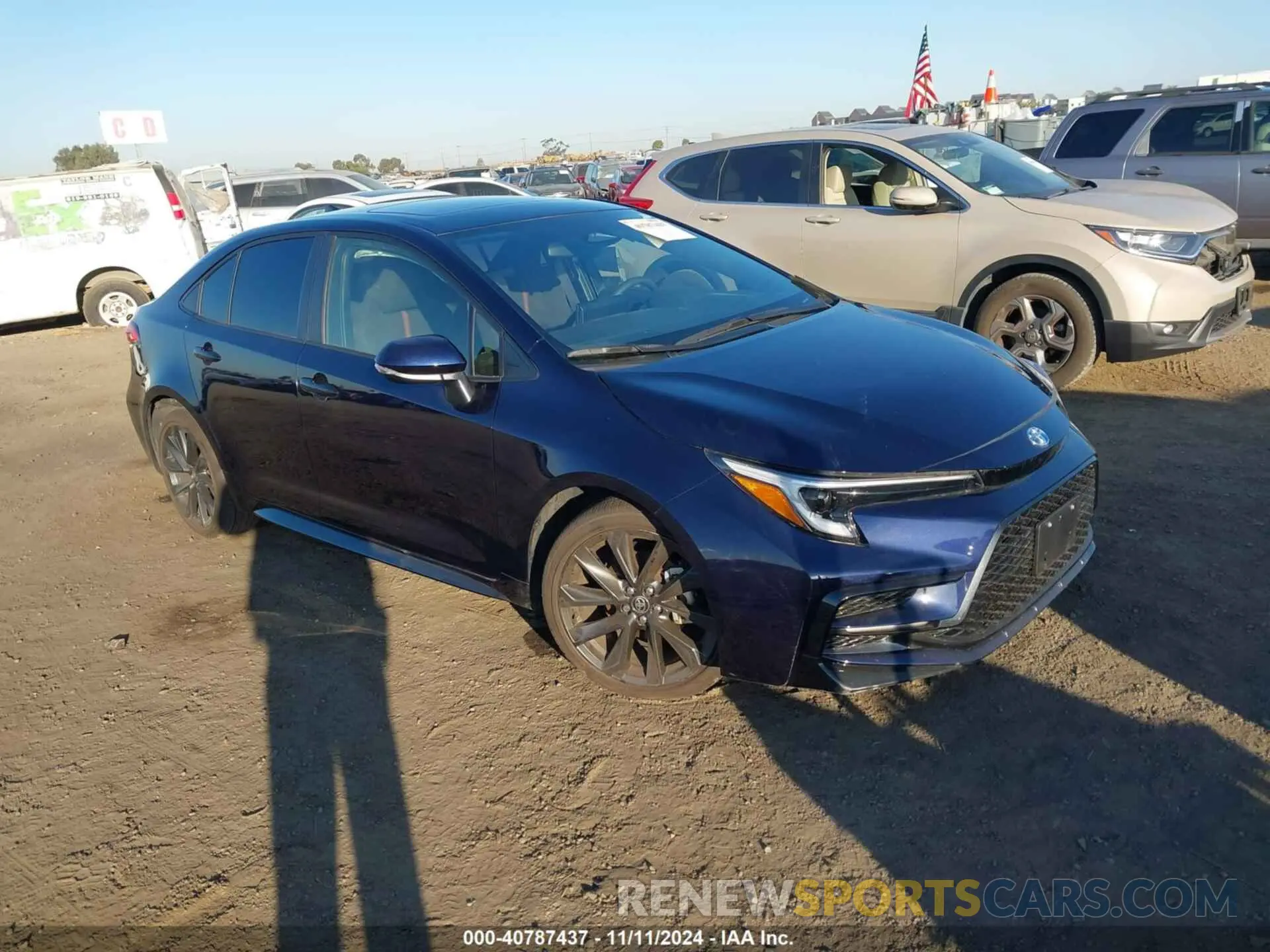 1 fotografías del automóvil dañado JTDBCMFE9RJ031135 TOYOTA COROLLA 2024