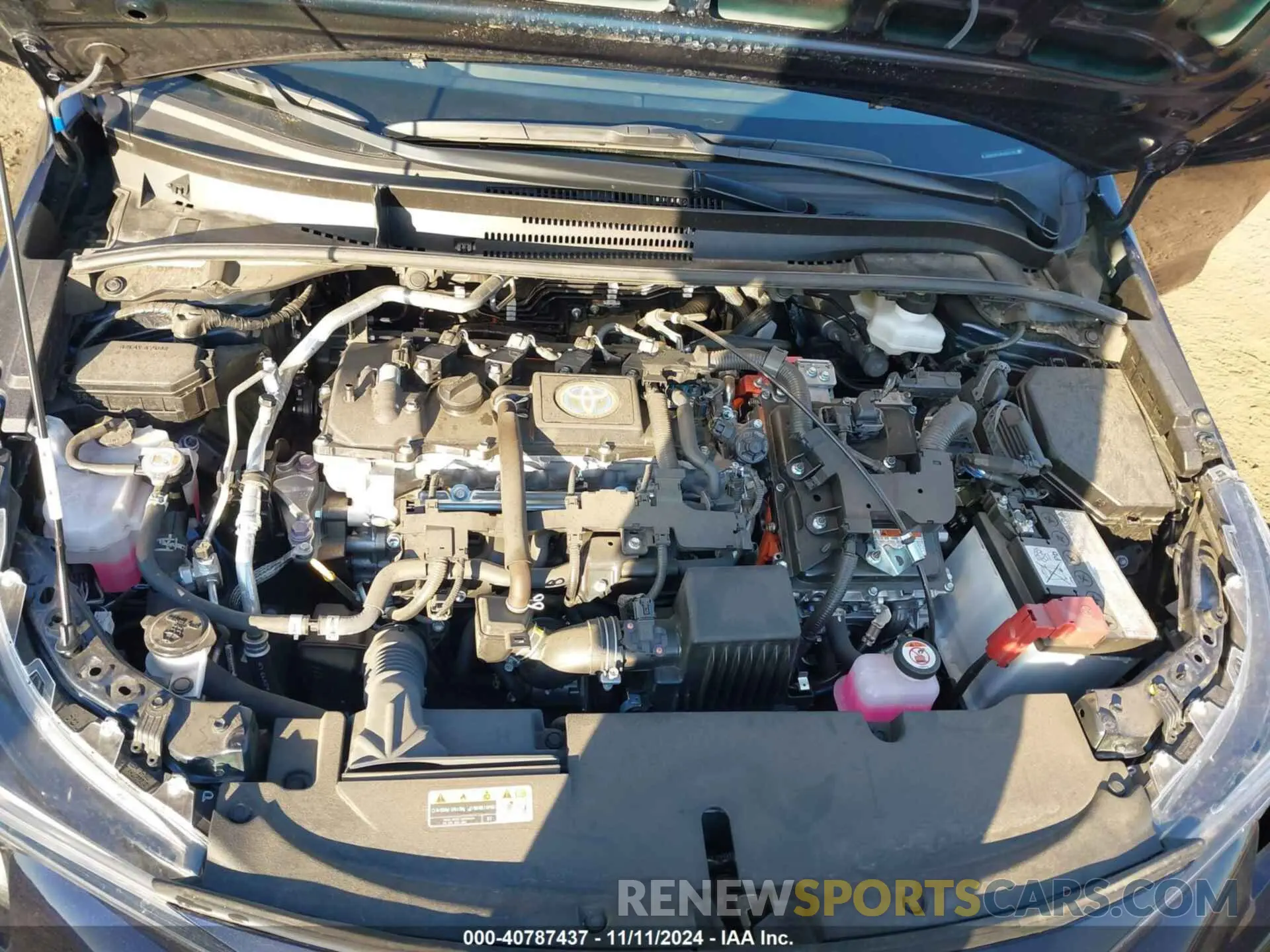 10 fotografías del automóvil dañado JTDBCMFE9RJ031135 TOYOTA COROLLA 2024