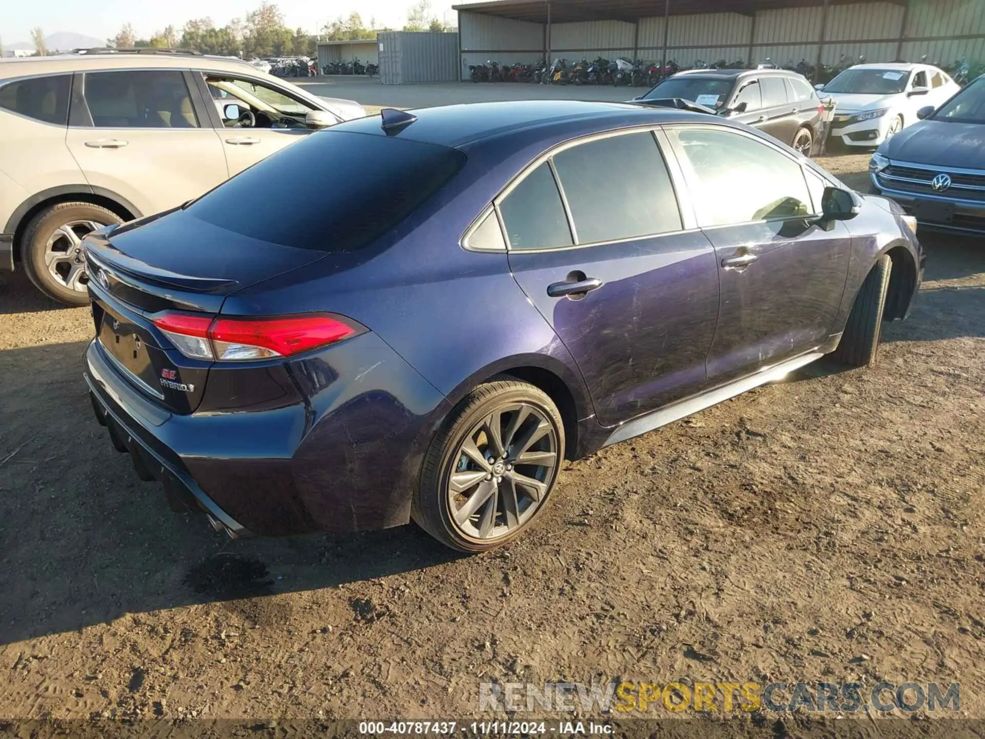 4 fotografías del automóvil dañado JTDBCMFE9RJ031135 TOYOTA COROLLA 2024