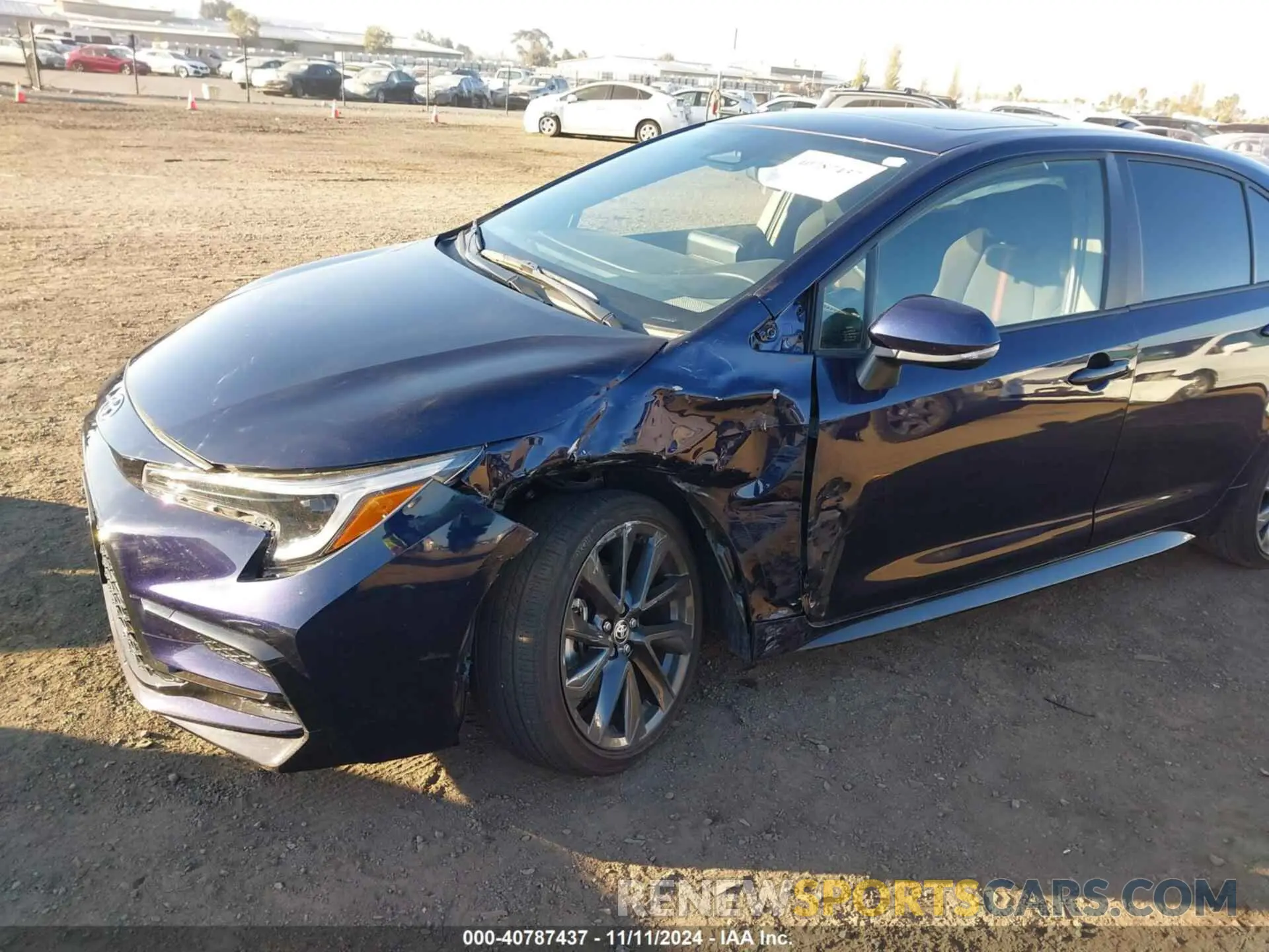 6 fotografías del automóvil dañado JTDBCMFE9RJ031135 TOYOTA COROLLA 2024