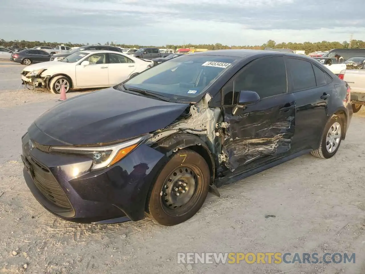 1 fotografías del automóvil dañado JTDBCMFE9RJ032205 TOYOTA COROLLA 2024