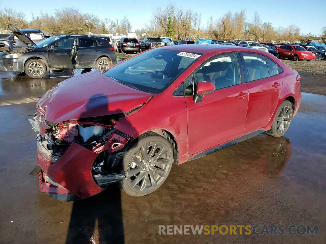 1 fotografías del automóvil dañado JTDBCMFE9RJ035881 TOYOTA COROLLA 2024