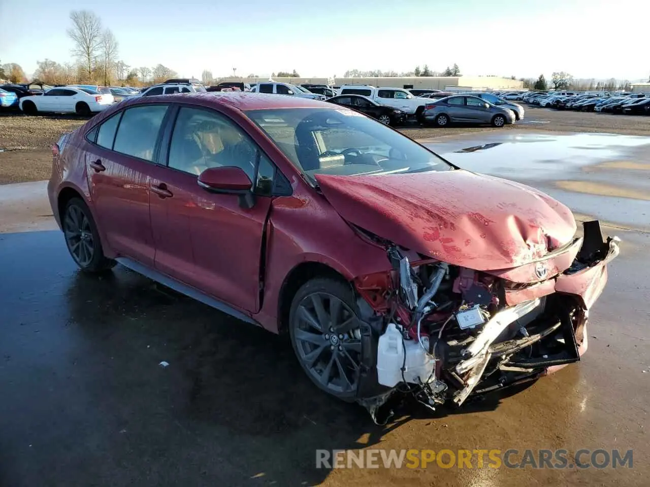4 fotografías del automóvil dañado JTDBCMFE9RJ035881 TOYOTA COROLLA 2024