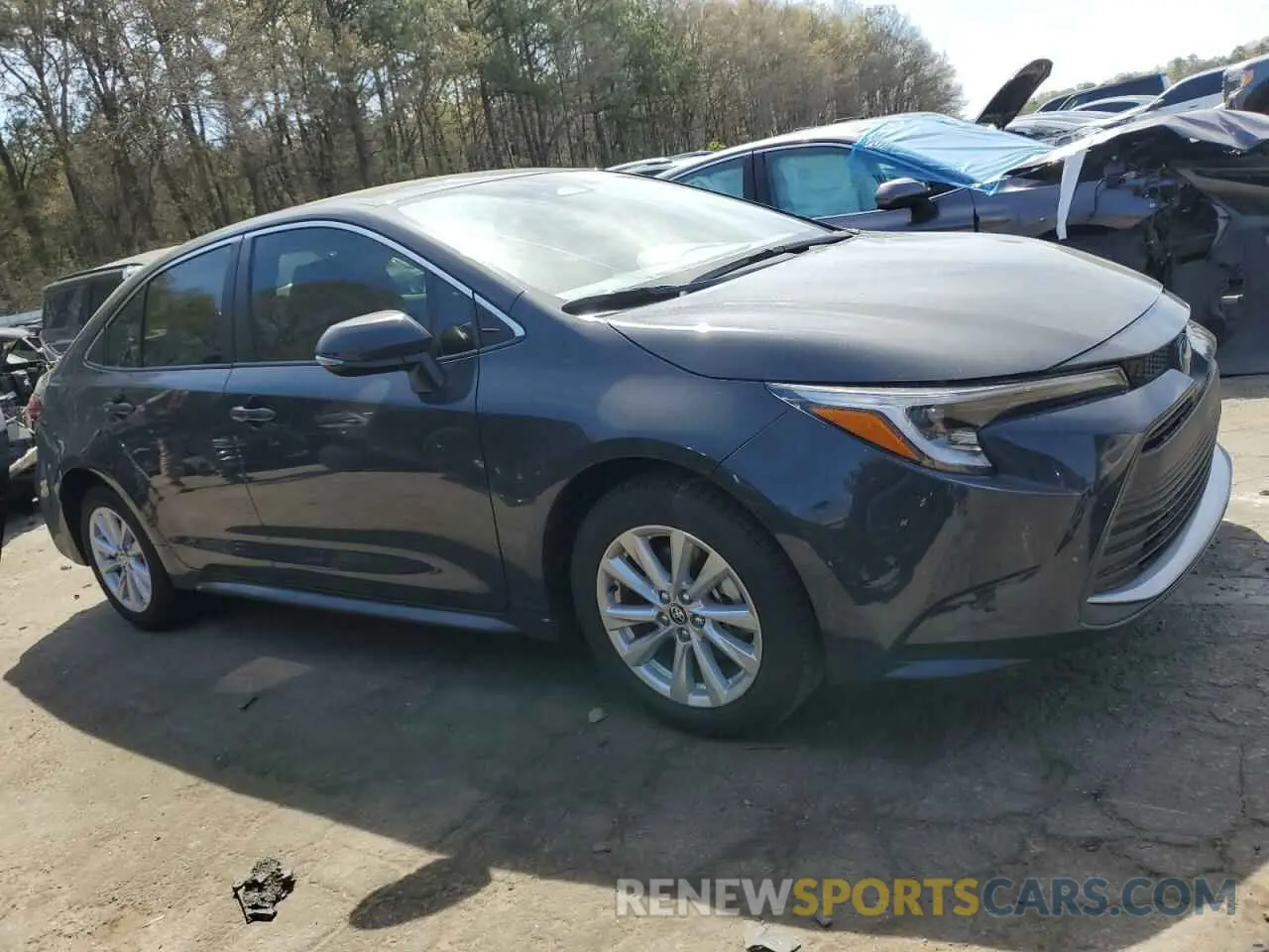 4 fotografías del automóvil dañado JTDBCMFEXR3050524 TOYOTA COROLLA 2024