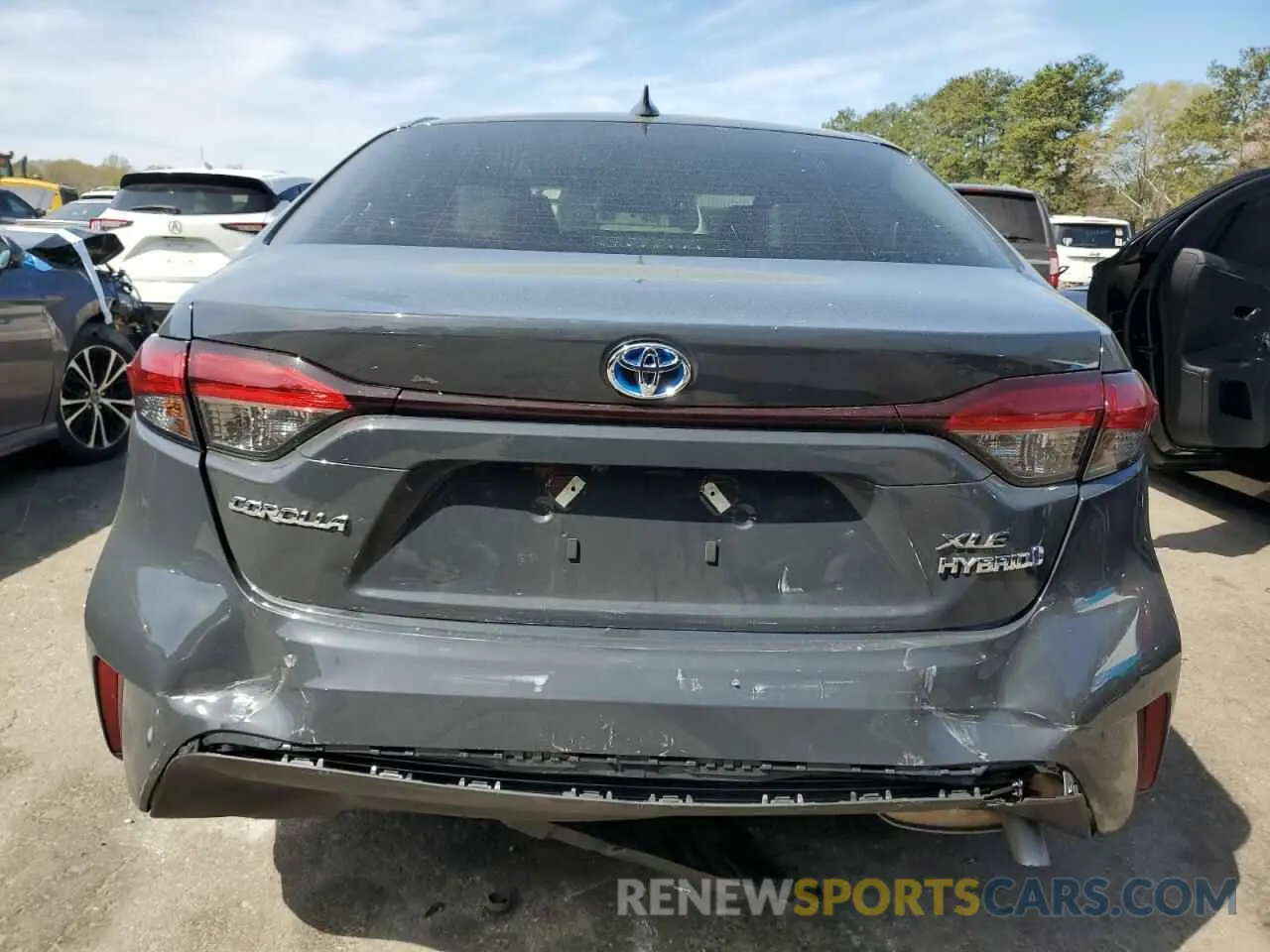 6 fotografías del automóvil dañado JTDBCMFEXR3050524 TOYOTA COROLLA 2024