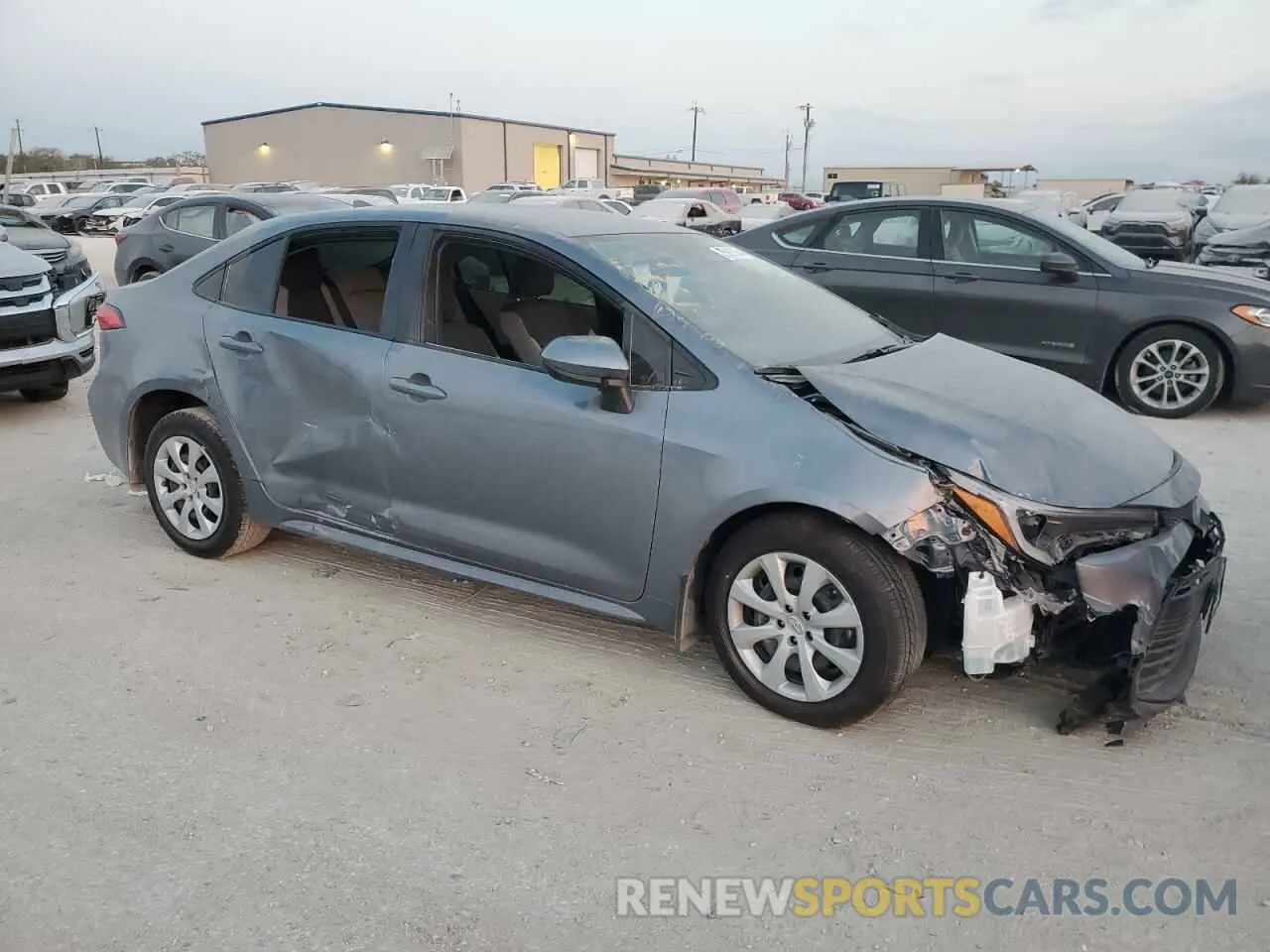 4 fotografías del automóvil dañado JTDBCMFEXR3058722 TOYOTA COROLLA 2024